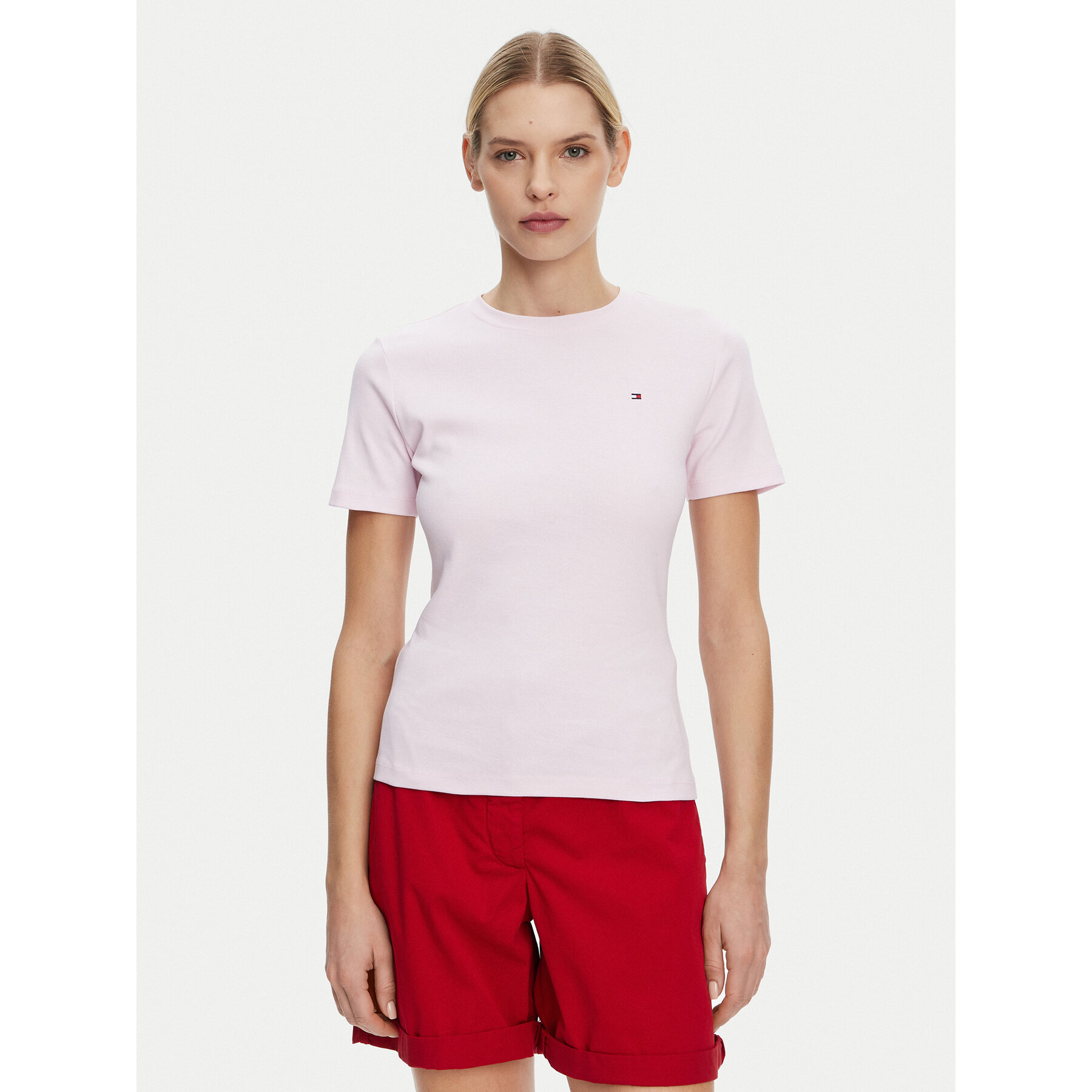 Tommy Hilfiger T-shirt New Cody WW0WW40587 Rosa Regular Fit