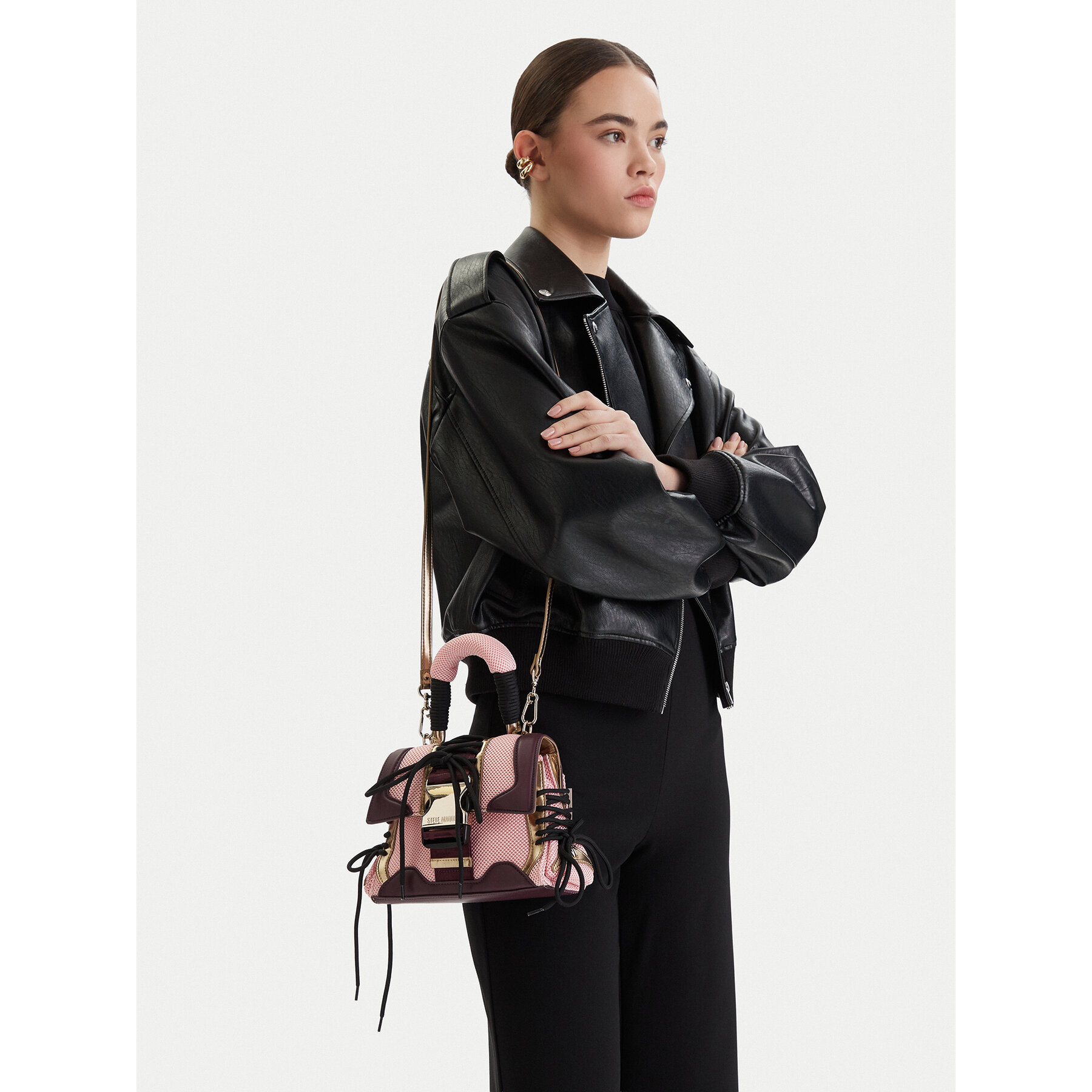 Ročna torba Steve Madden Bdiego-B 13002325 Vijolična
