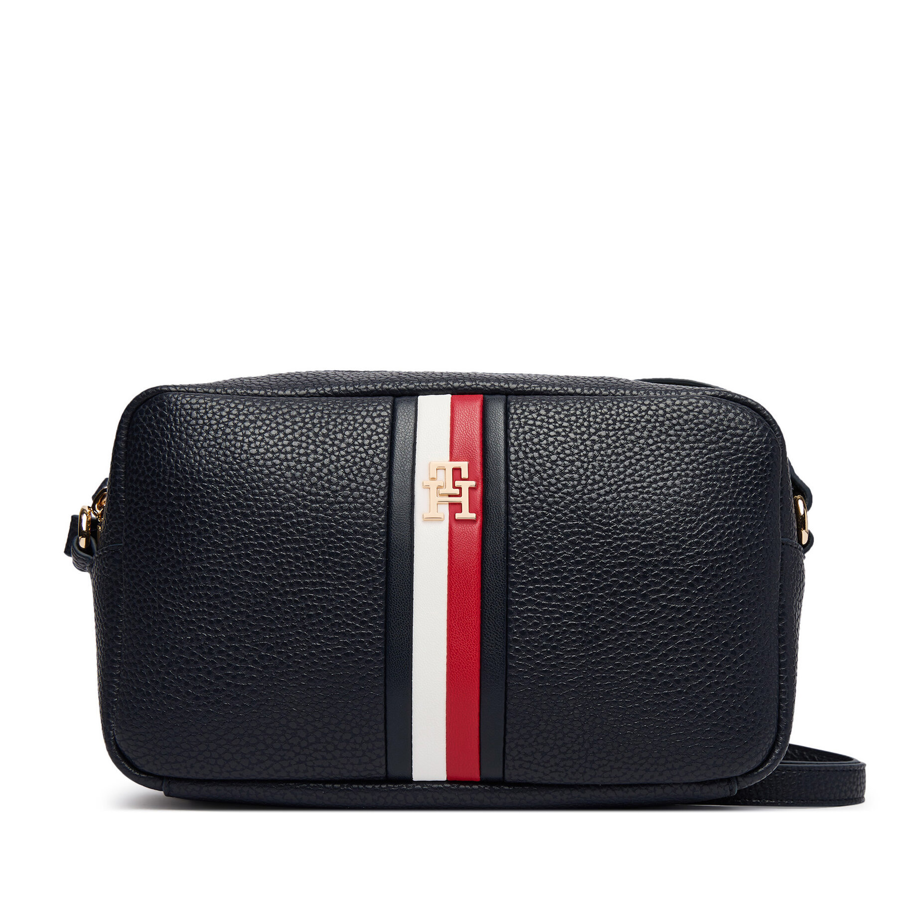 Rankinė Tommy Hilfiger Th Corp Ess Camera Bag AW0AW19333 Tamsiai mėlyna