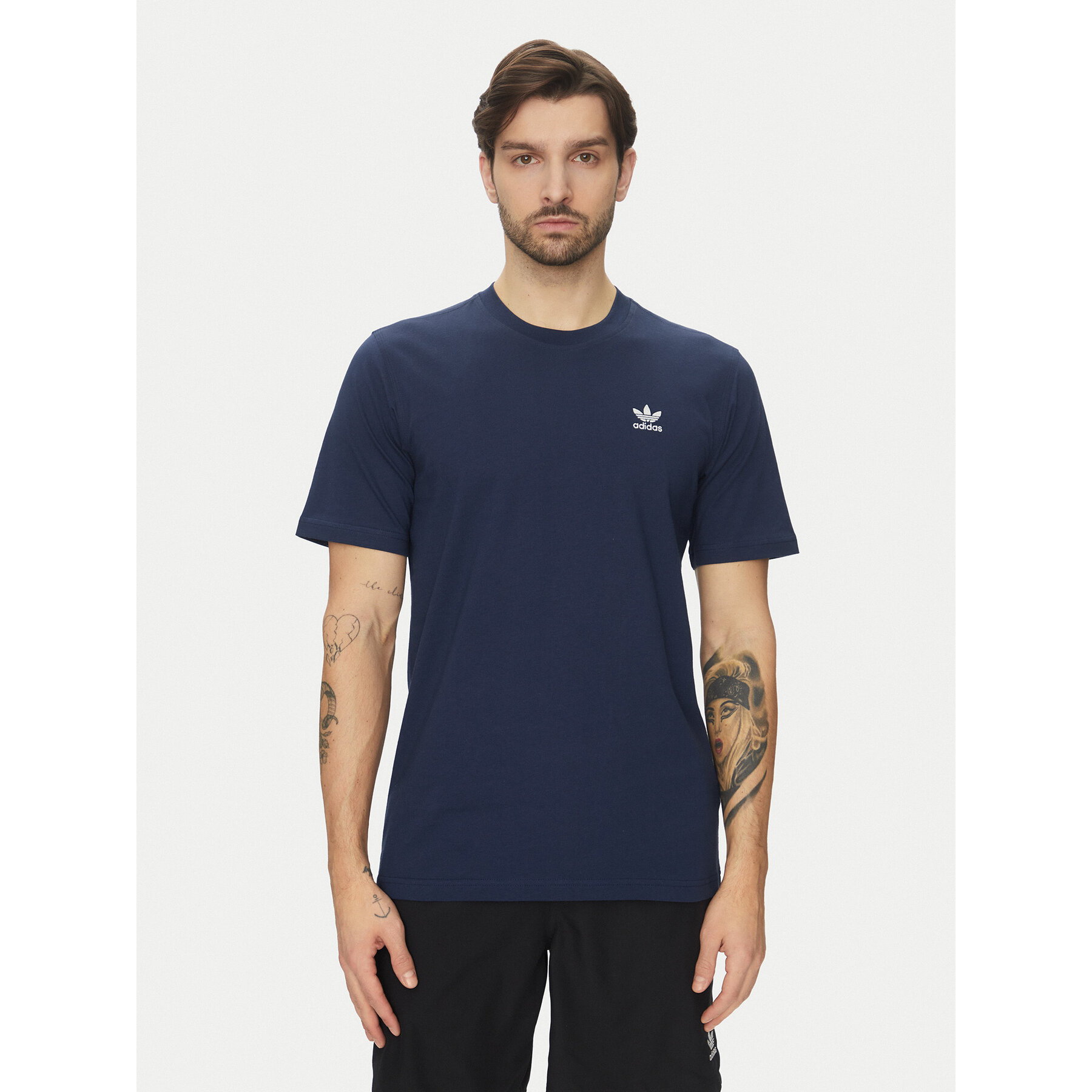 adidas T-Shirt Trefoil Essentials JC9989 Σκούρο μπλε Regular Fit