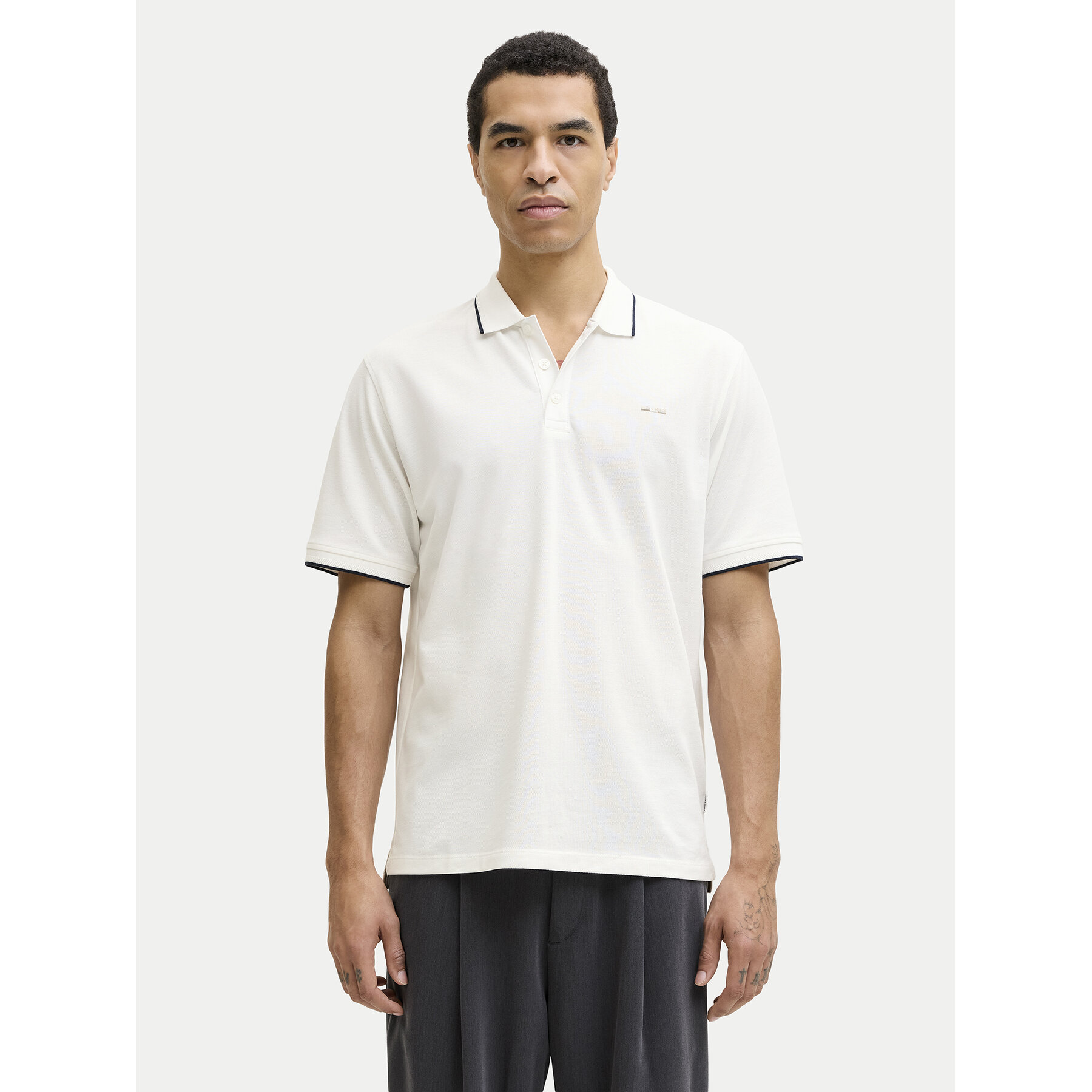Jack & Jones Poloshirt Blualves 12274681 Écru Regular Fit