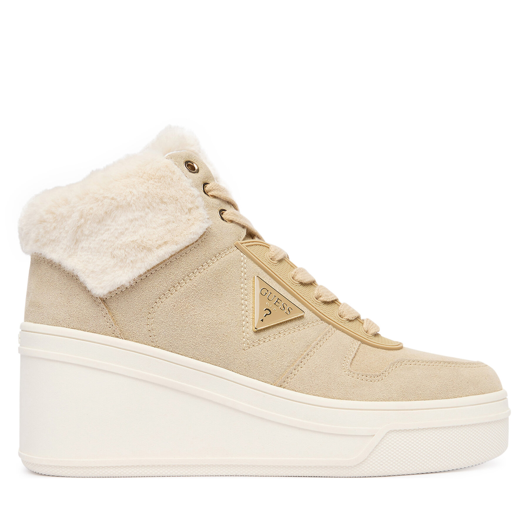 Sneakersy Guess FLFRFR SUE12 Béžová