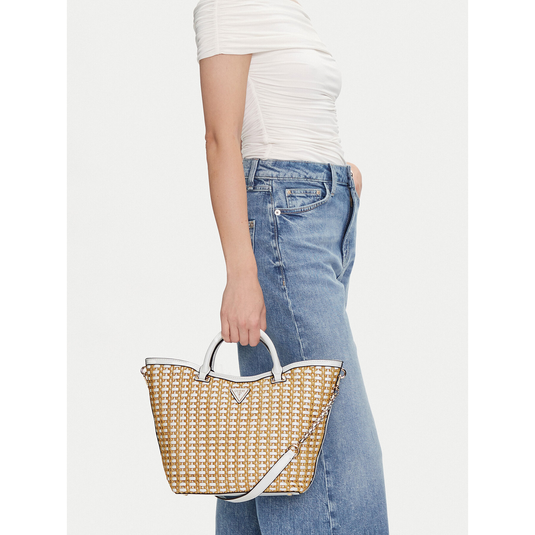 Дамска чанта Guess HWWG96 47220 Бежов