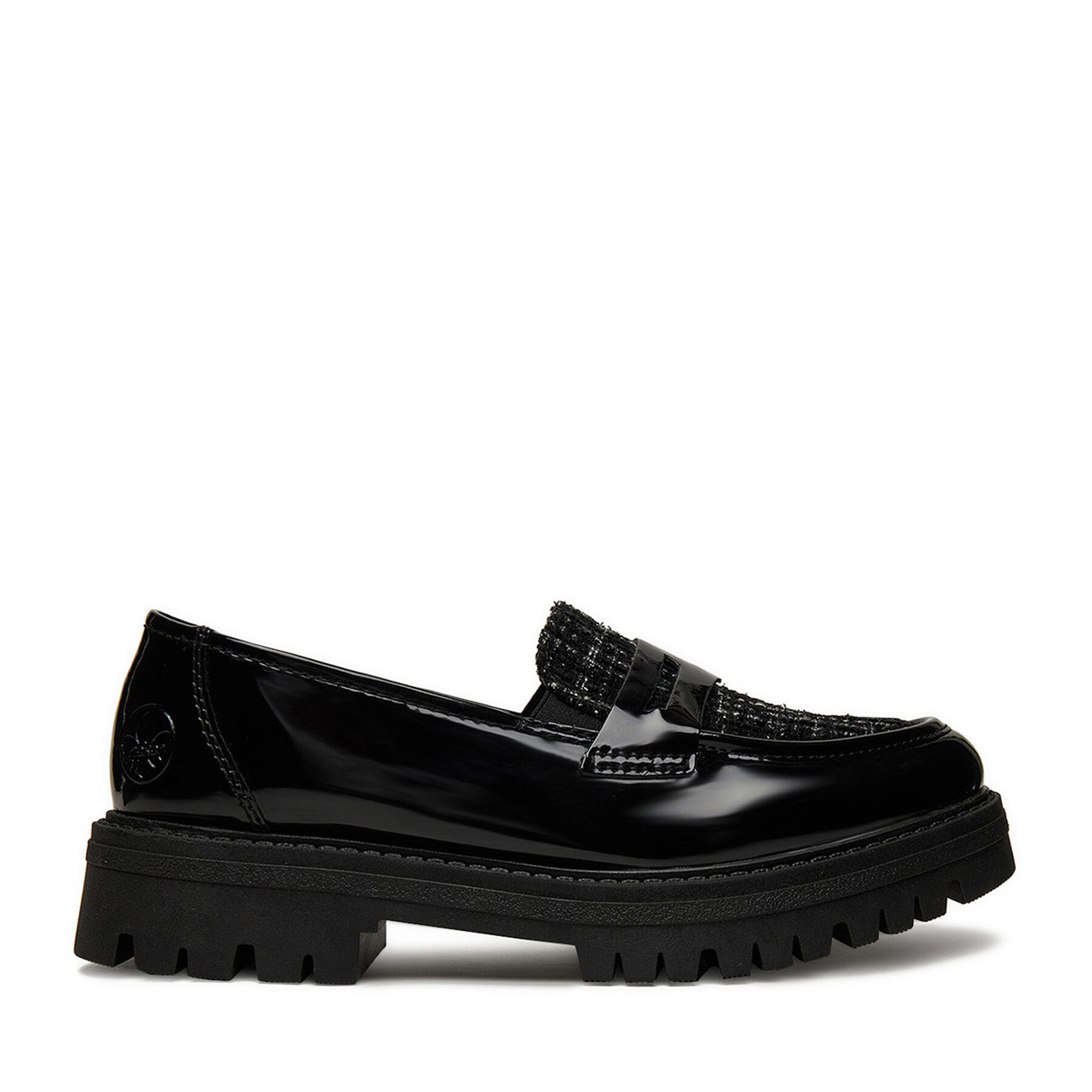 Chunky loafers Rieker 47550-00 Nero