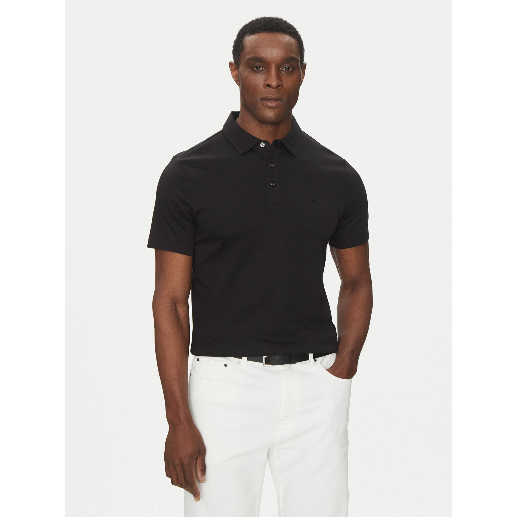 Michael Kors Pólóing CB95FGVC93 Fekete Regular Fit