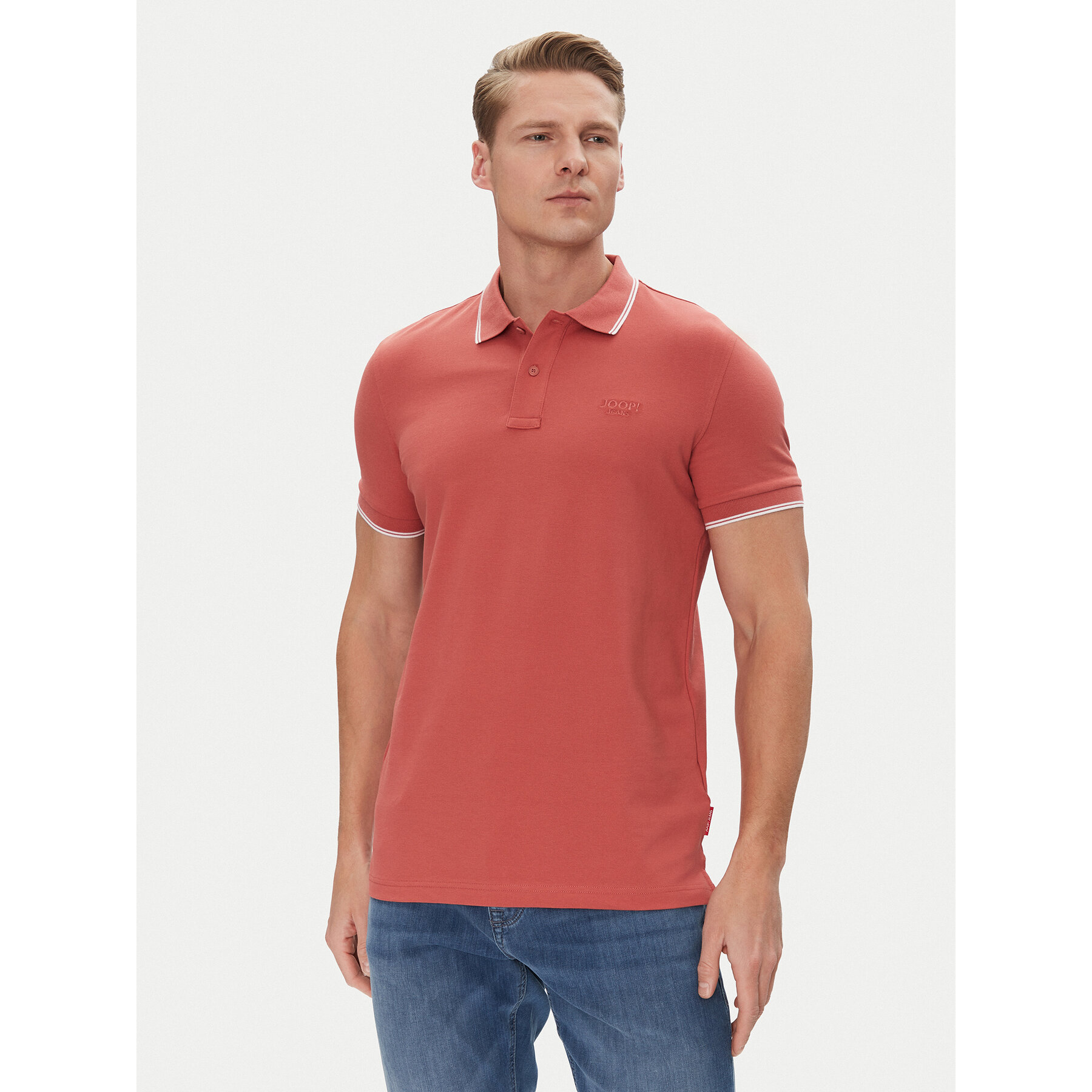 JOOP! Jeans Pólóing 15 JJJ-04Agnello 30045613 Piros Modern Fit