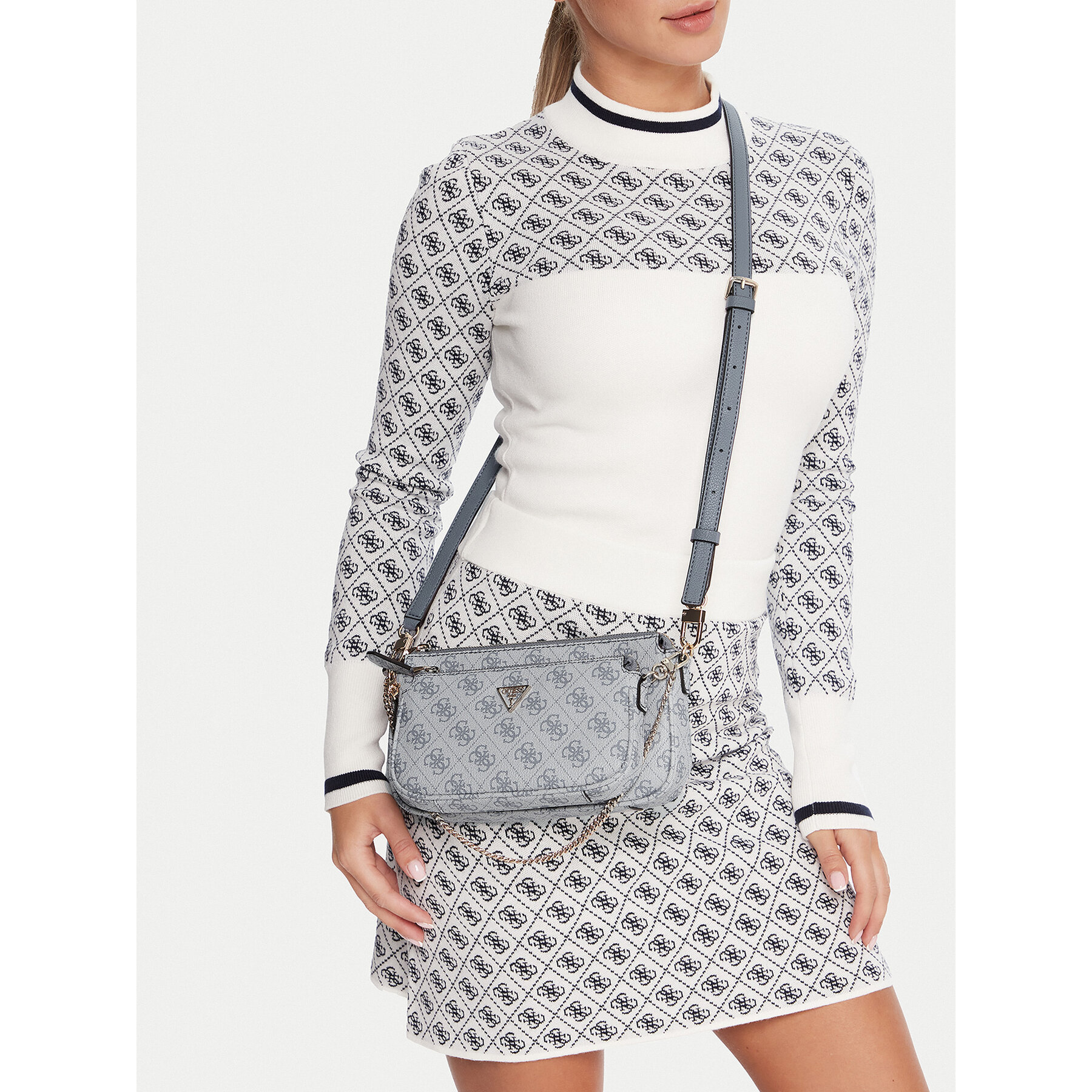 Τσάντα Guess Noelle II Mini HWBG96 72710 Μπλε