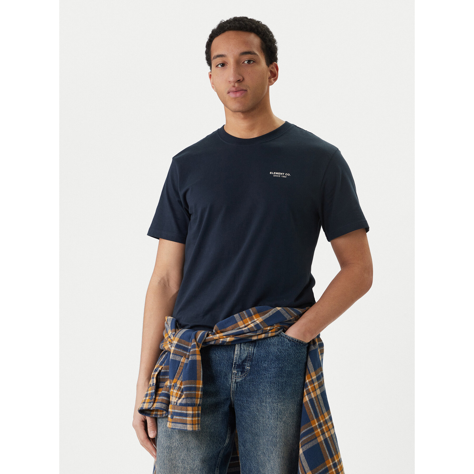 Element T-Shirt Element Co ELYZT00603 Dunkelblau Regular Fit