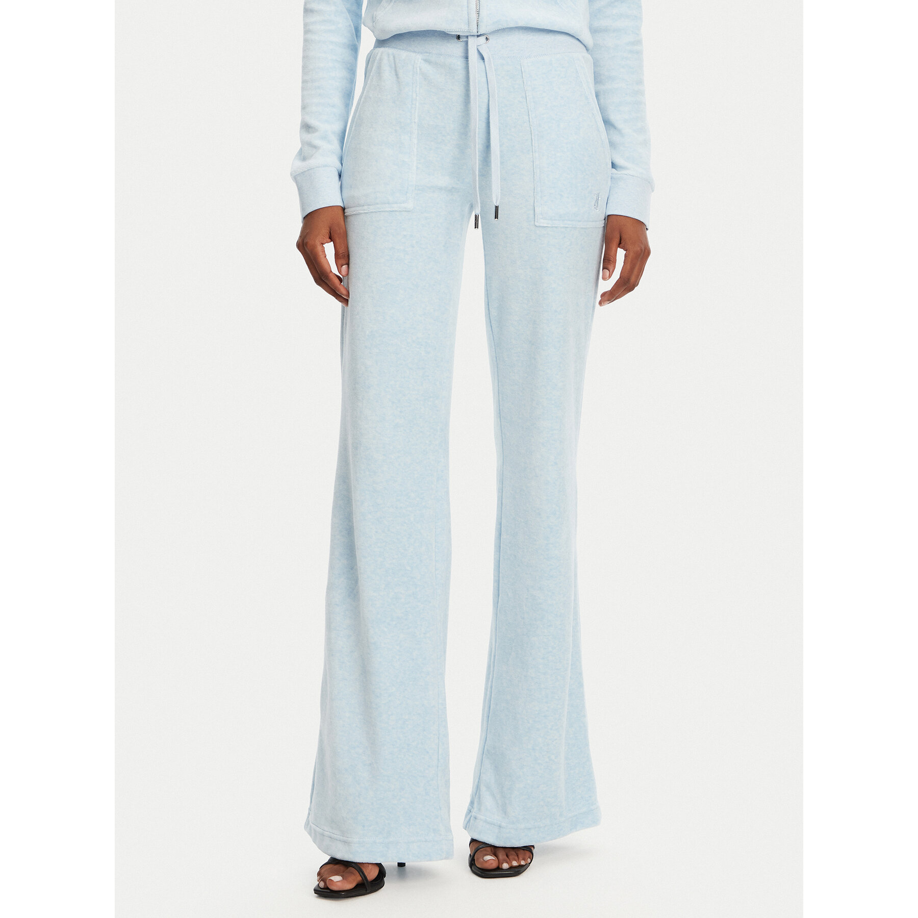 Juicy Couture Donji dio trenerke Layla JCSEBJ001 Svijetloplava Flared Leg