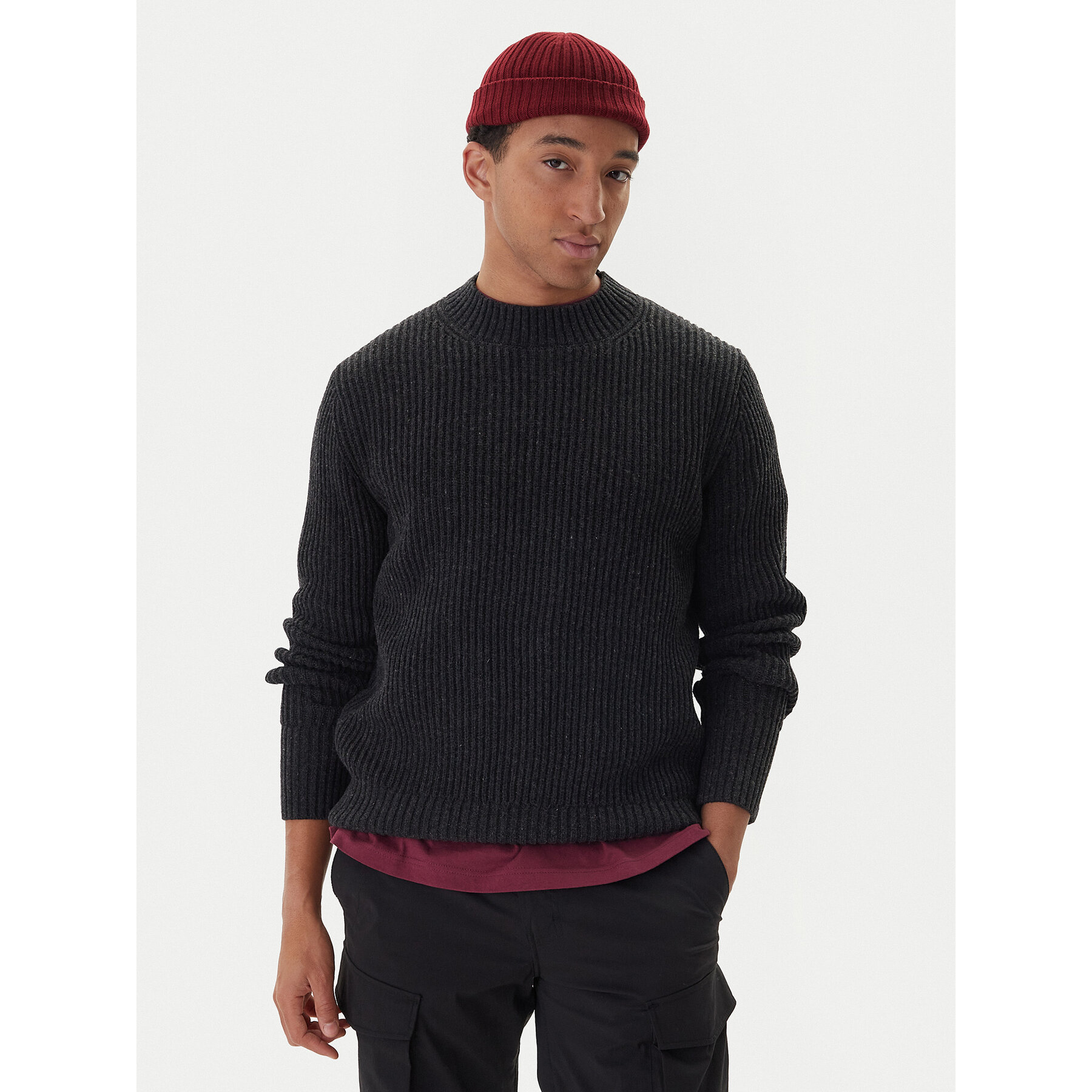 G-Star Raw Džemper Essential D23731-E212 Siva Regular Fit