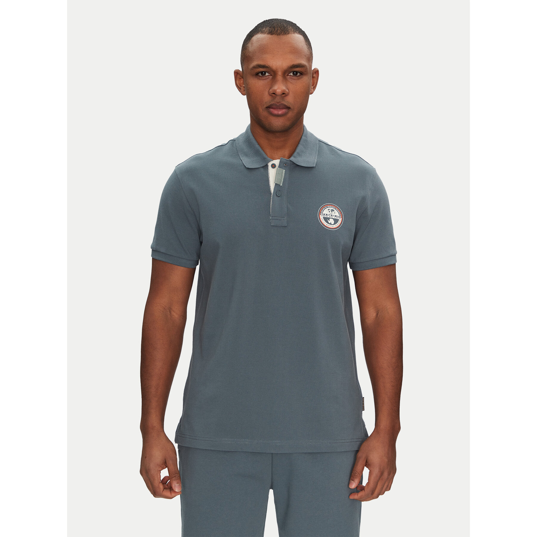 Napapijri Polo E-Clanis NP0A4ID3G1Y1 Blu Regular Fit