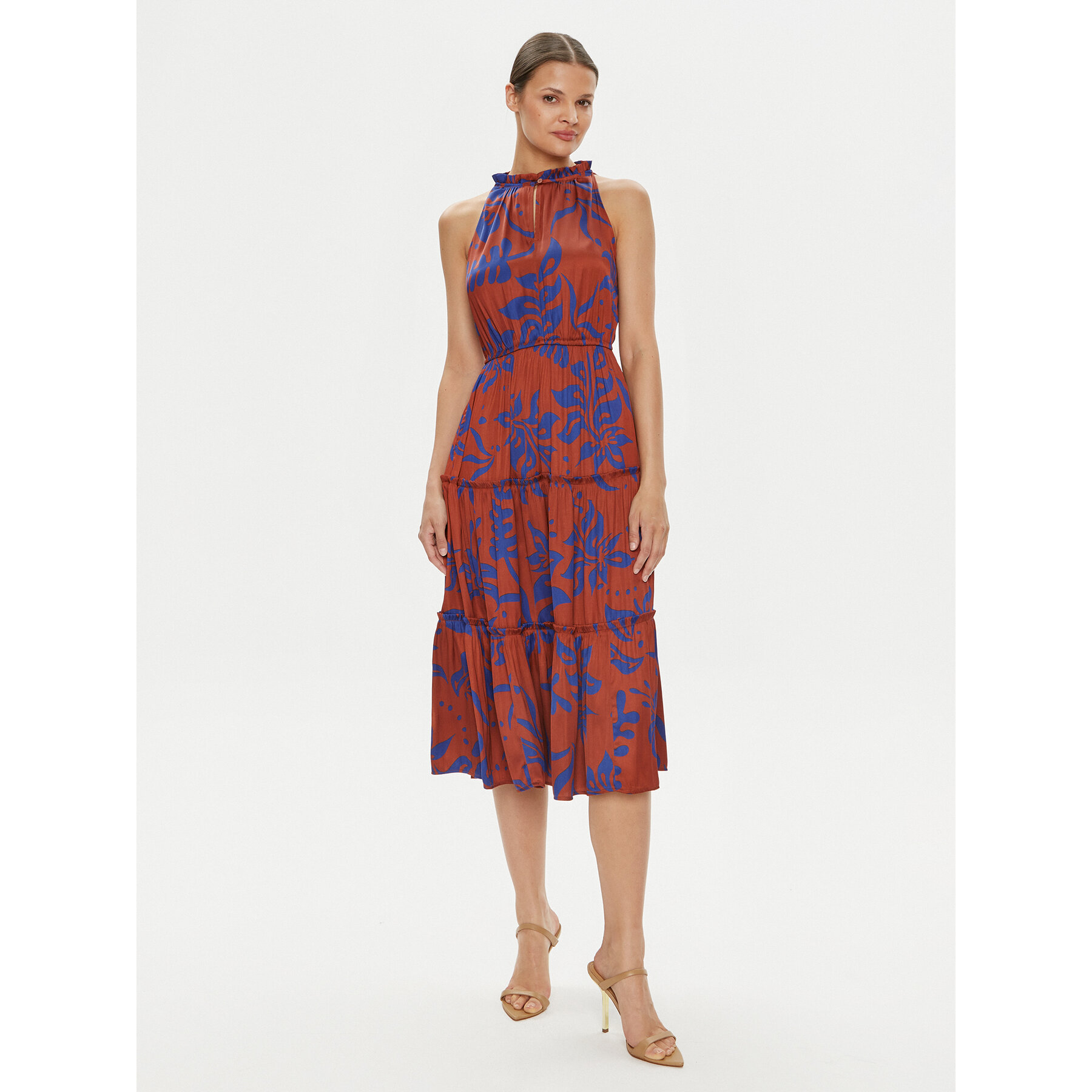 Gap Sommerkleid 665843-01 Braun Loose Fit