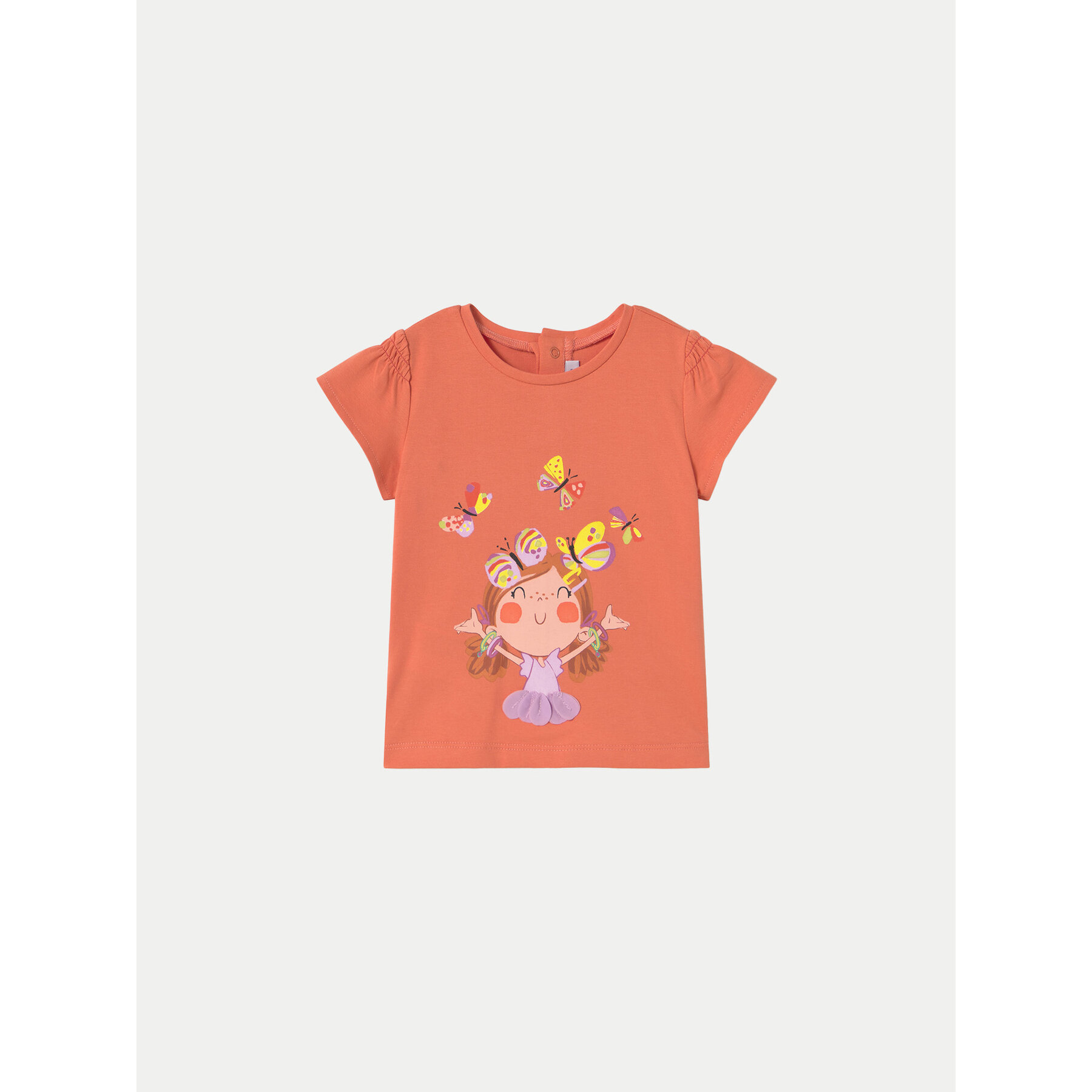 Mayoral Marškinėliai 1049 Oranžinė Regular Fit