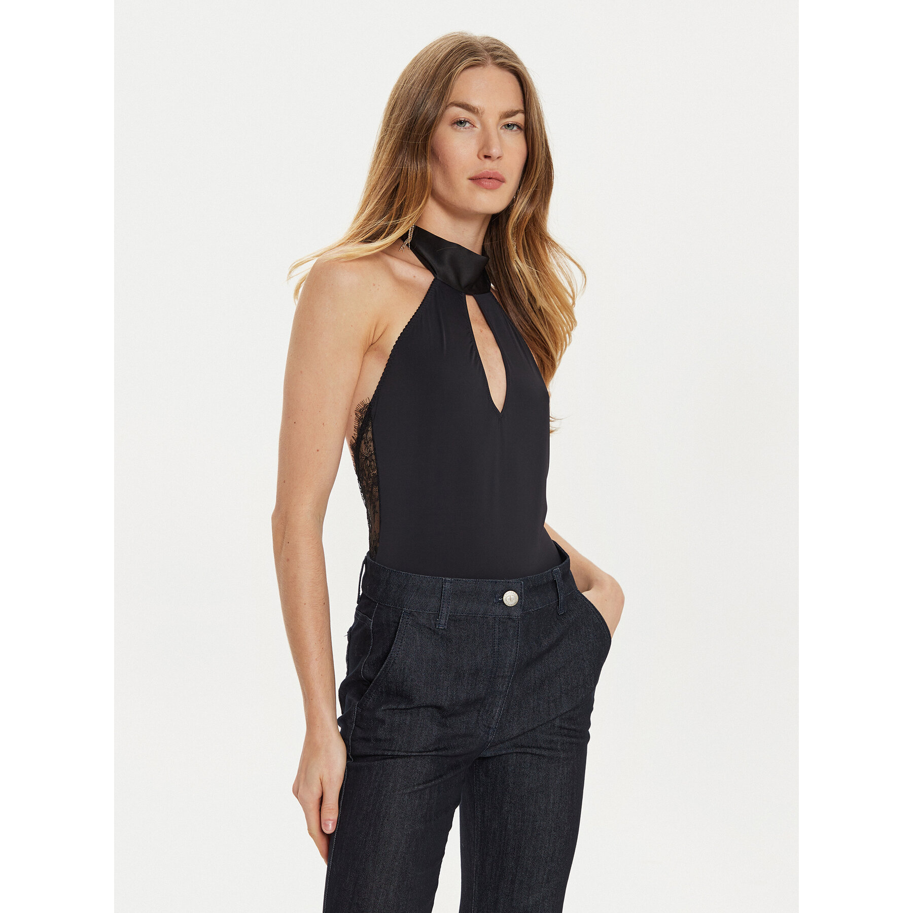 TWINSET Body 242LL6JZZ Schwarz