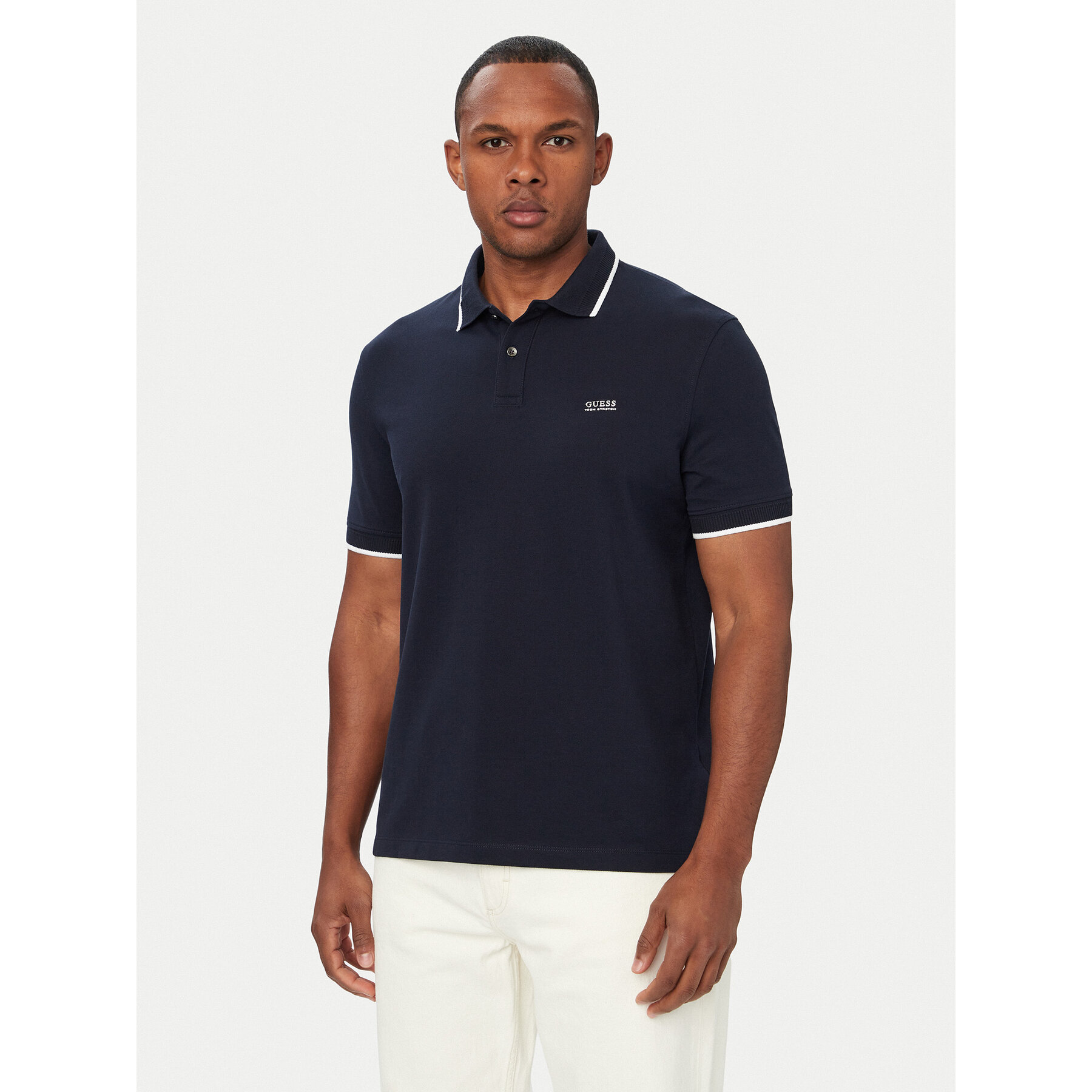 Guess Polo M6YP47 K4898 Tamnoplava Regular Fit