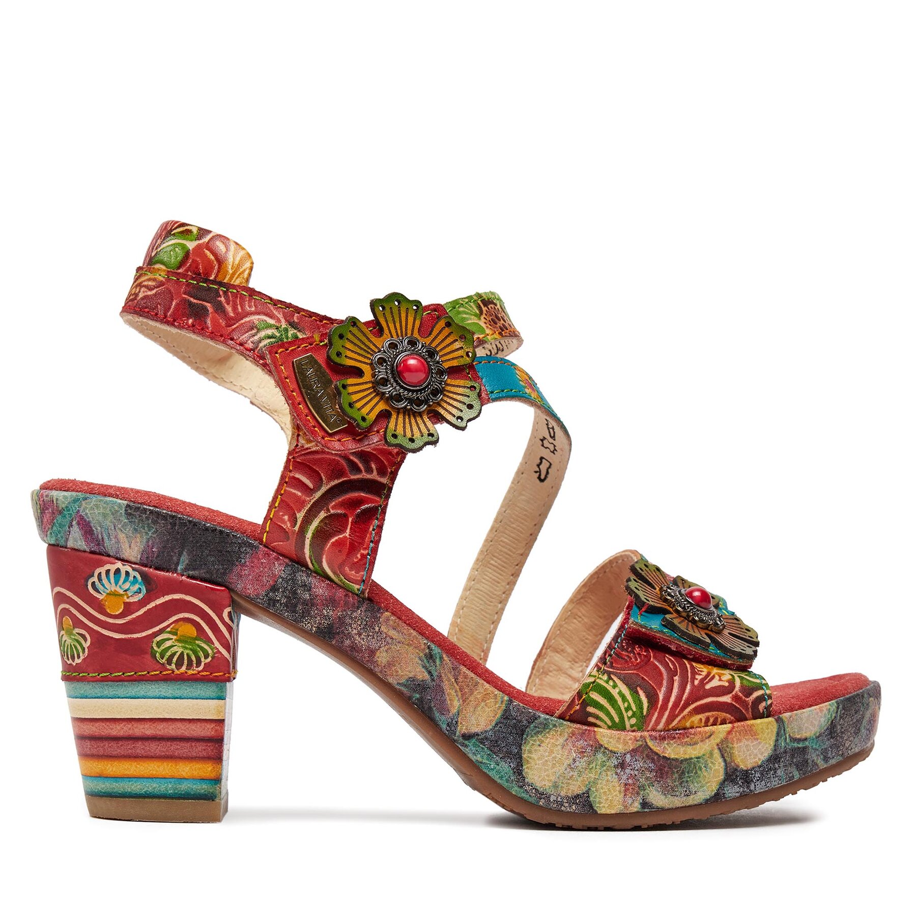 Sandalias Laura Vita Nellao 9 Rojo