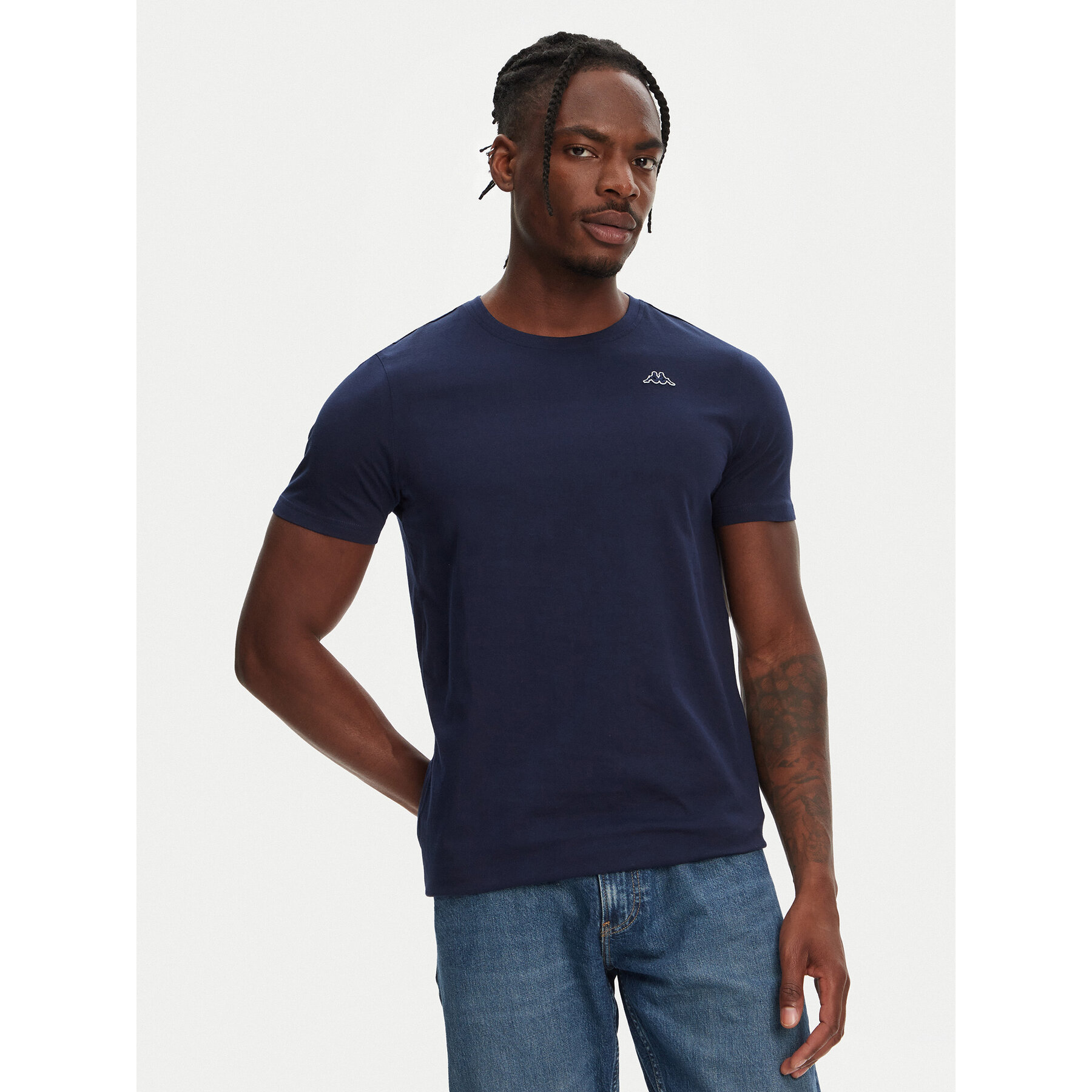 Robe di Kappa T-shirt Luc 611187W Blu scuro Regular Fit