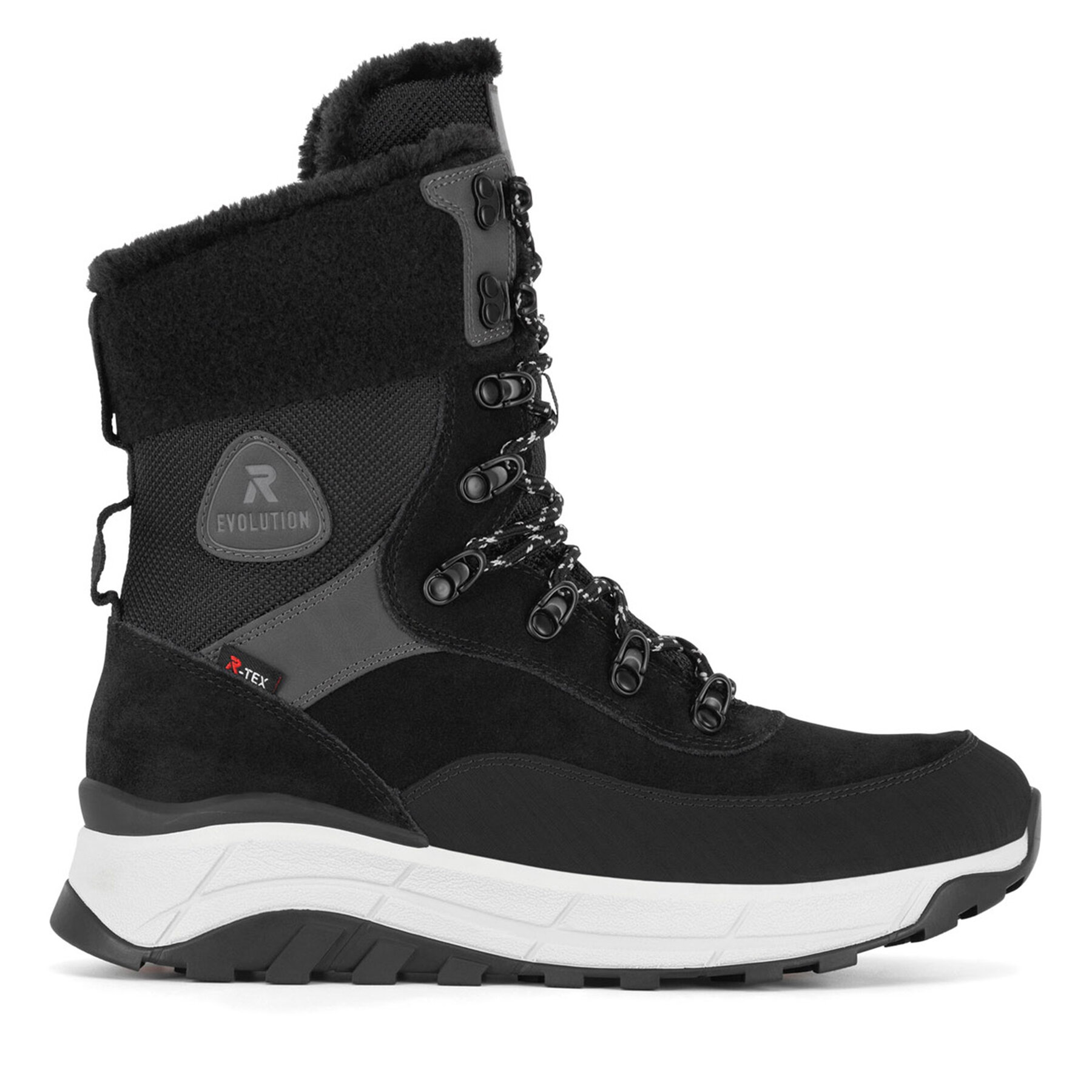 Šnurovacia obuv Rieker Revolution Lifestyle W0066-00 Čierna