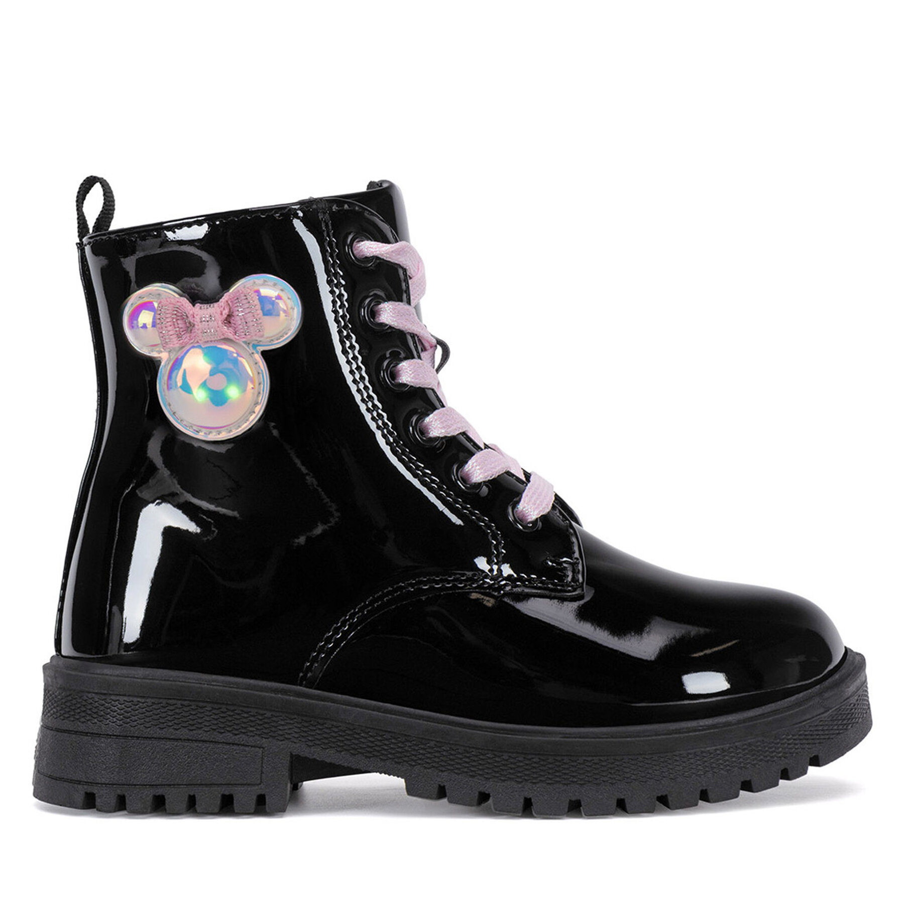 Šnurovacia obuv Mickey&Friends CM-AW24-137DSTC Čierna