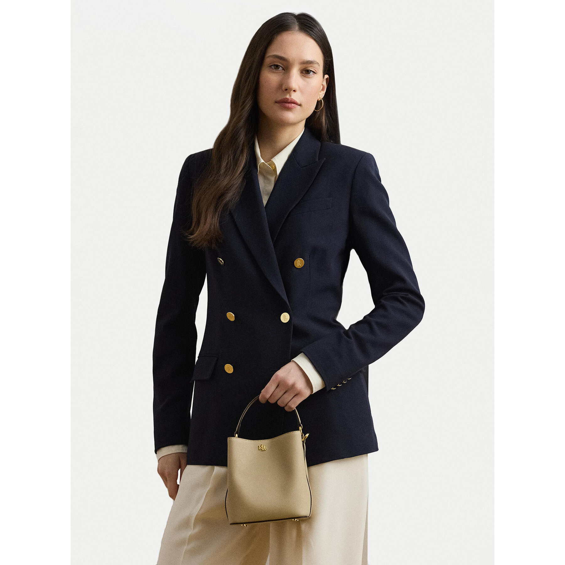 Дамска чанта LAUREN RALPH LAUREN 431969365004 Бежов