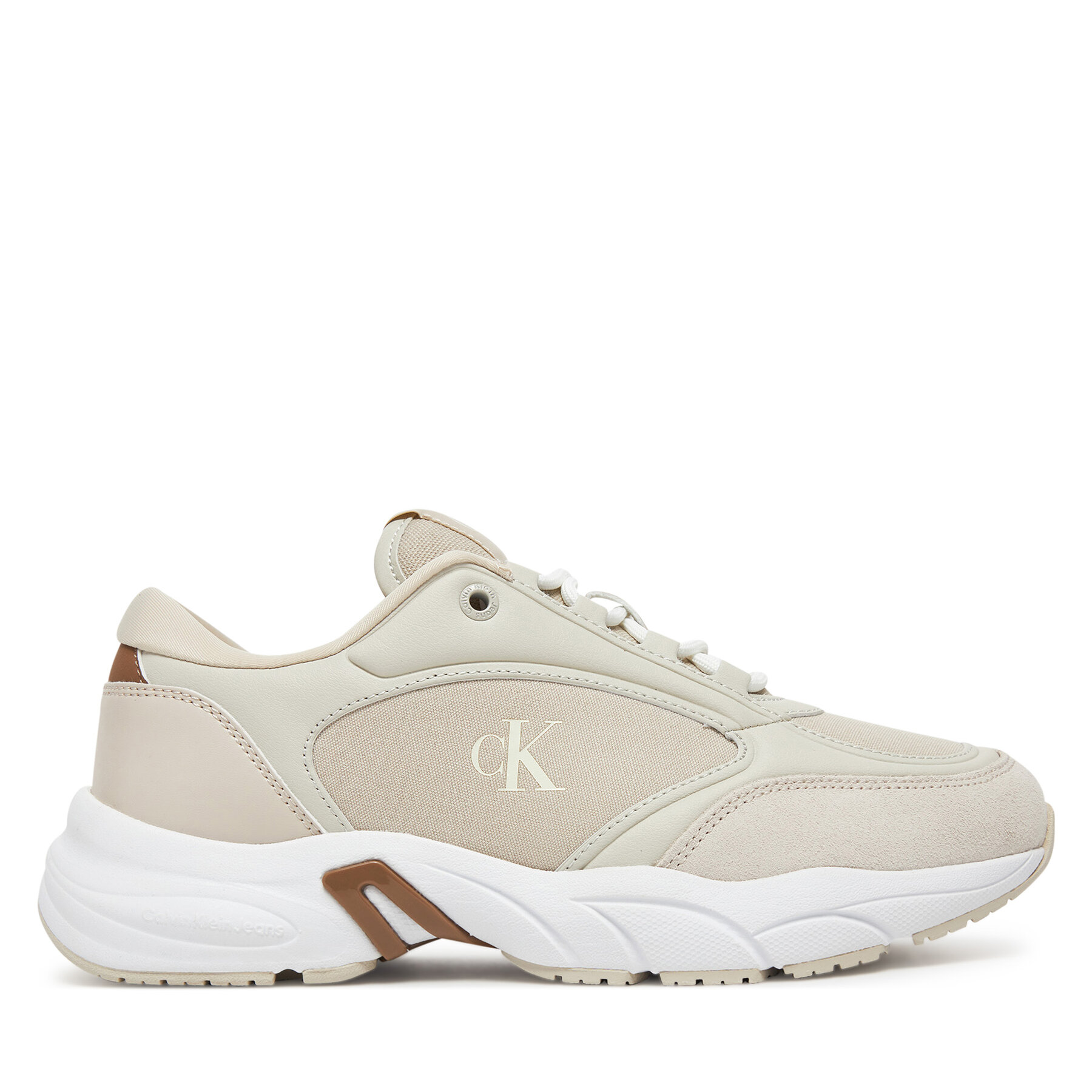 Sneakers Calvin Klein Jeans Retro Tennis Mg Mix YW0YW01743 Bej