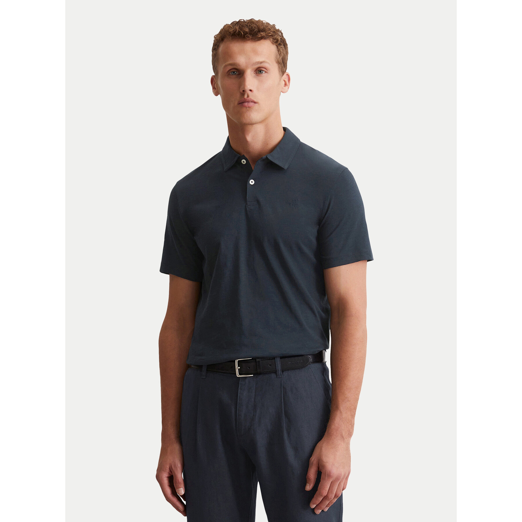 Marc O'Polo Polo 536 2176 53018 Σκούρο μπλε Shaped Fit