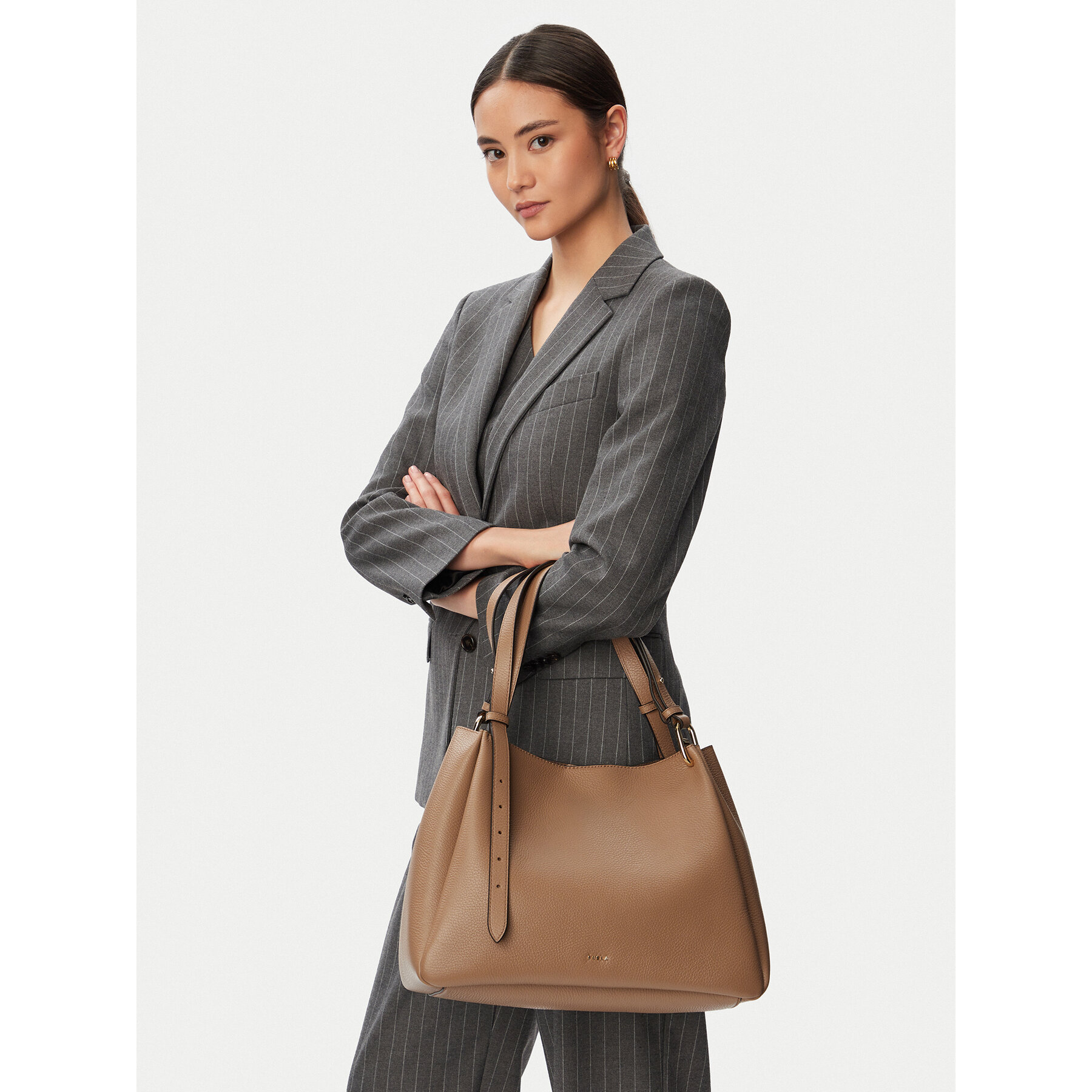 Torbica Furla Nuvola L WB02100 HSF000 CN 4489S Svijetlo smeđa