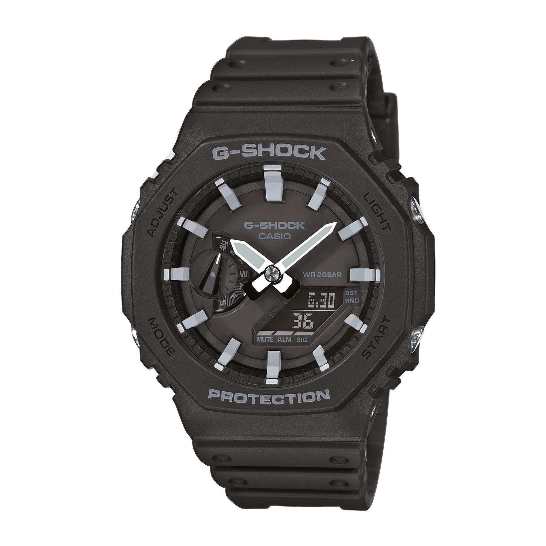 Męski G-Shock Zegarek Czarny GA-2100-1AER