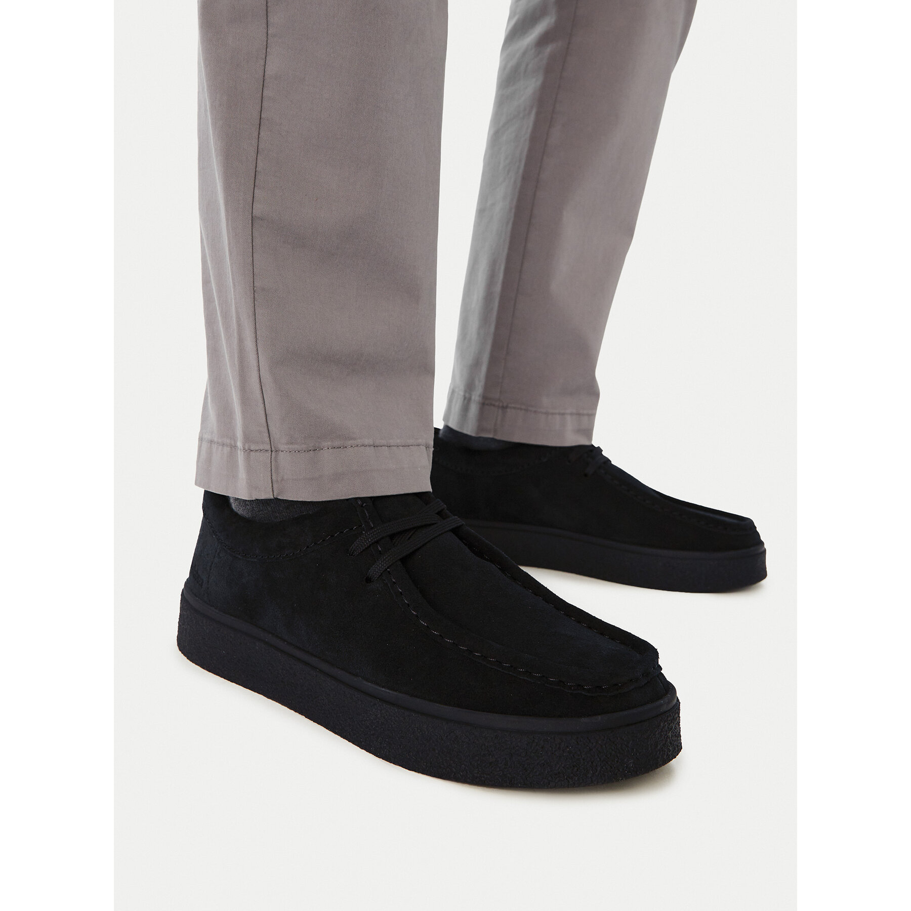 Poltopánky Clarks Boxbee Walla 26328022 Čierna