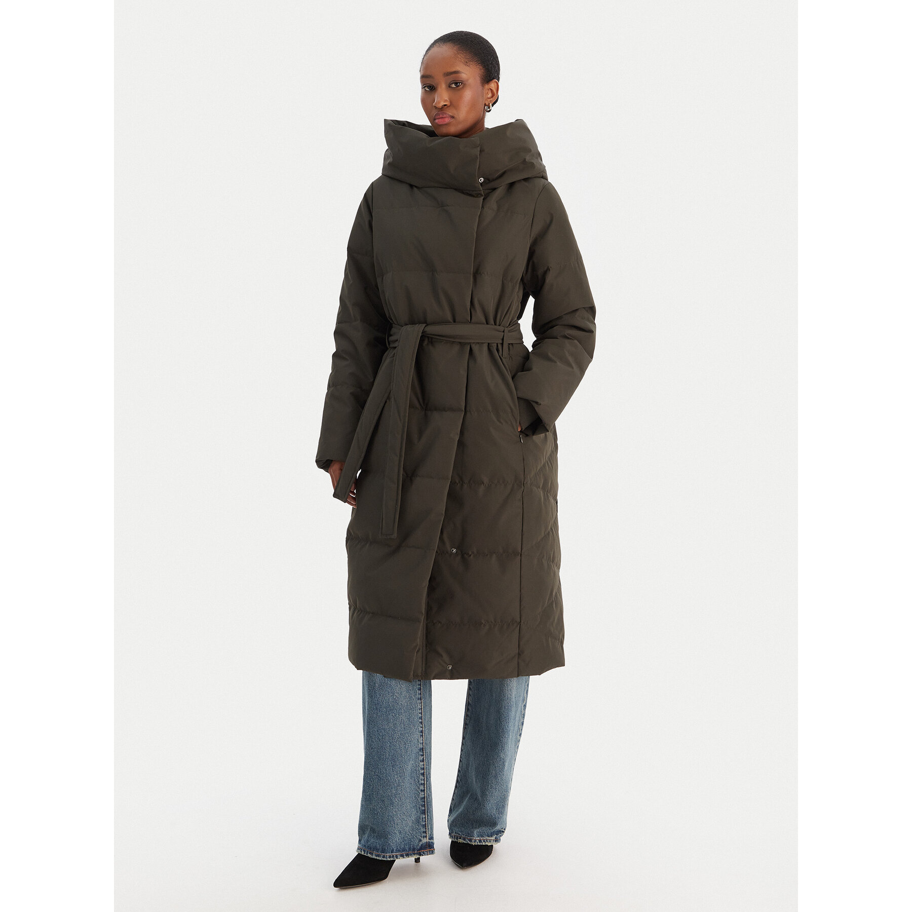 Vero Moda Daunenjacke Leonie 10311566 Grau Regular Fit