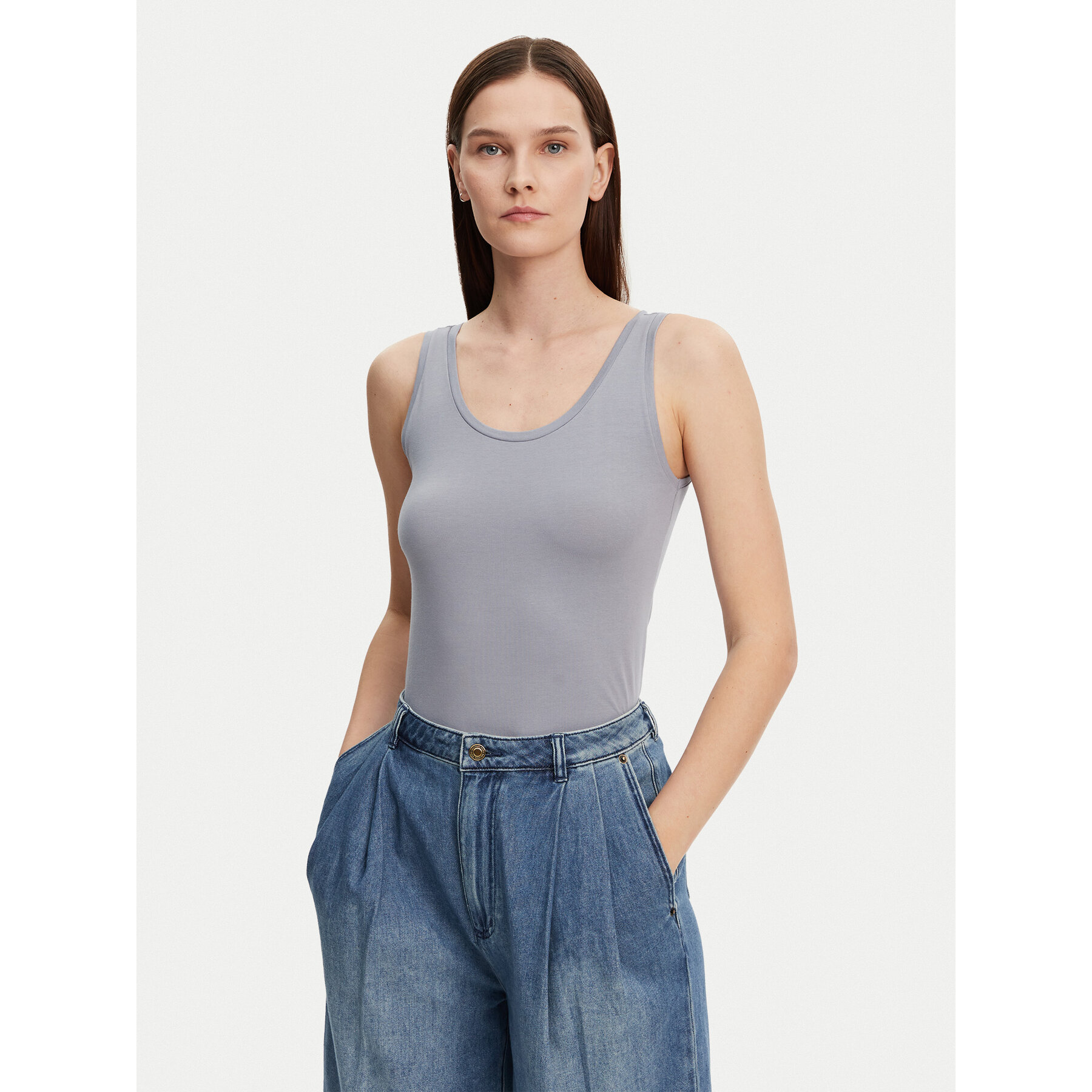 Marc O'Polo Top 503 2001 50001 Blu Slim Fit