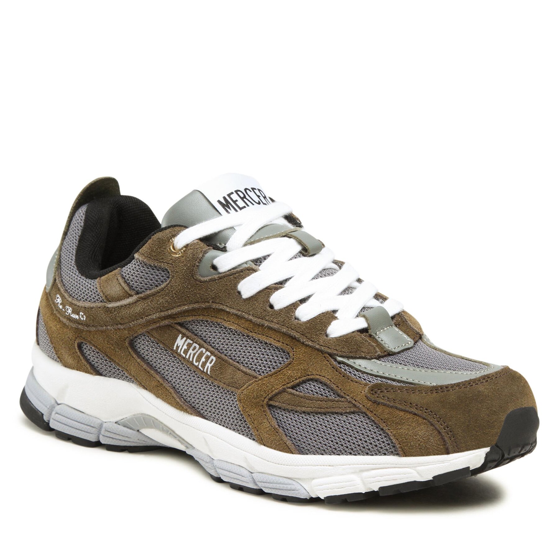 Sneakers Mercer Amsterdam The Re-Run Suede ME223012 Army Green 502