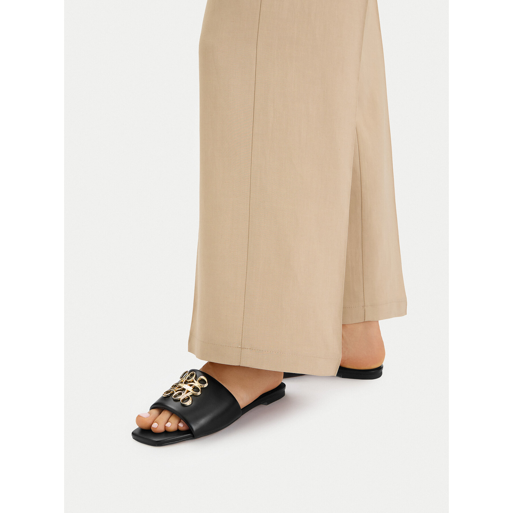 Šľapky Nine West CEO-SMRL393663-02 Čierna