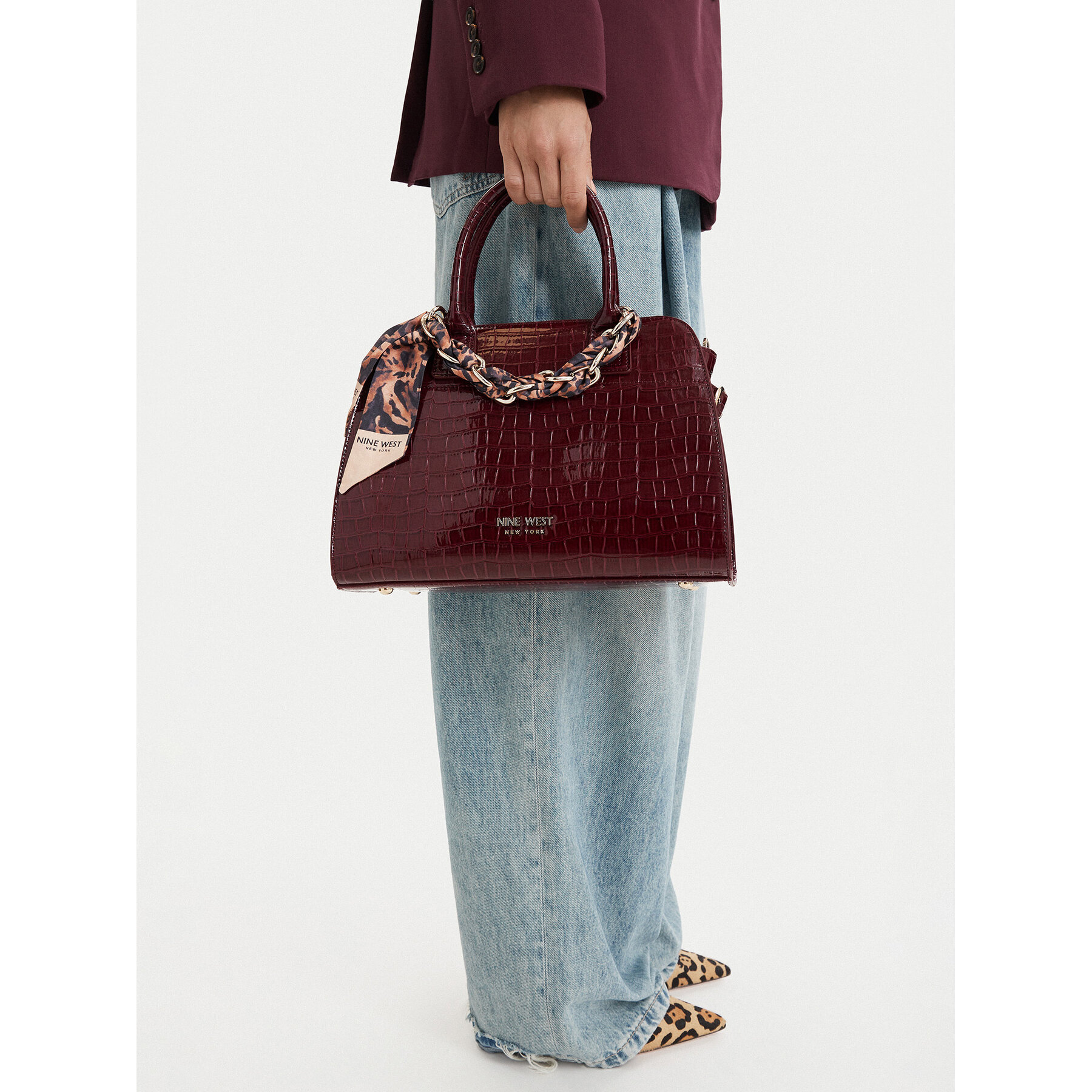 Soma Nine West EO-IVY SHORE-LDA9422 Bordo