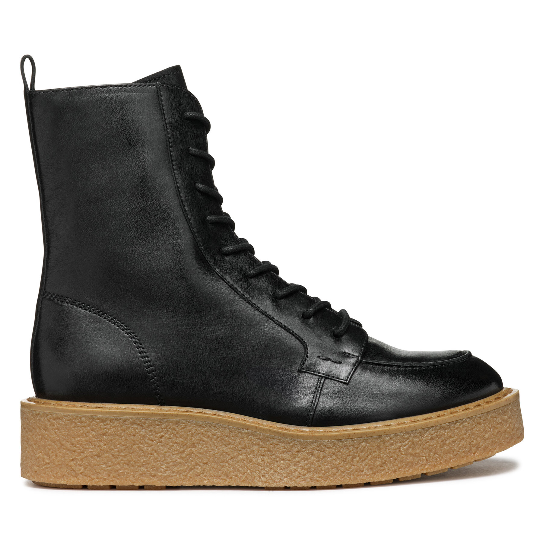 Šnurovacia obuv Geox D Elidea D36VEB 00043 C9997 Čierna