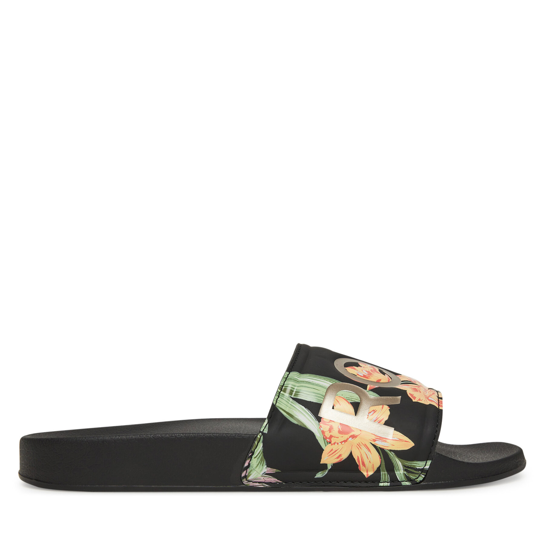 Damen Pantoletten Roxy, Schuhgröße 39, Schwarz, ARJL100679