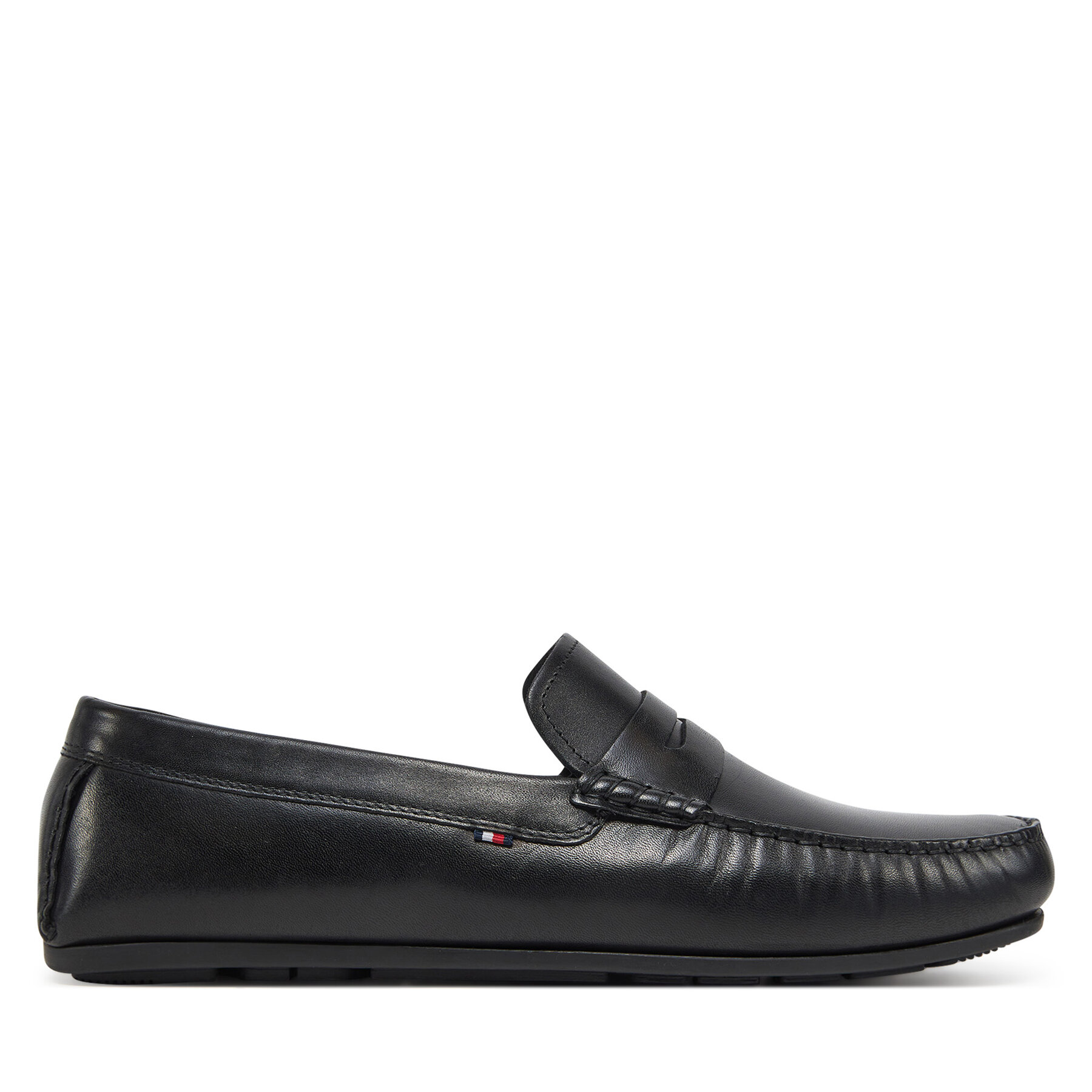 Мокасини Tommy Hilfiger Corpoarte Hilfiger Lth Driver FM0FM04810 Черен