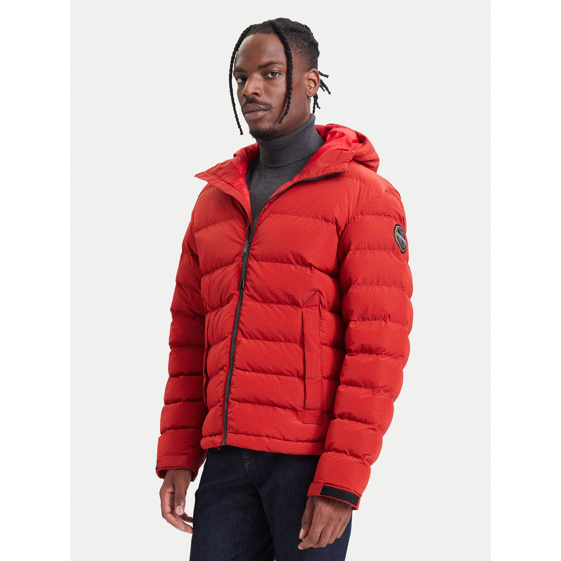 Napapijri Winterjacke A-Terez NP0A88TG Dunkelrot Regular Fit