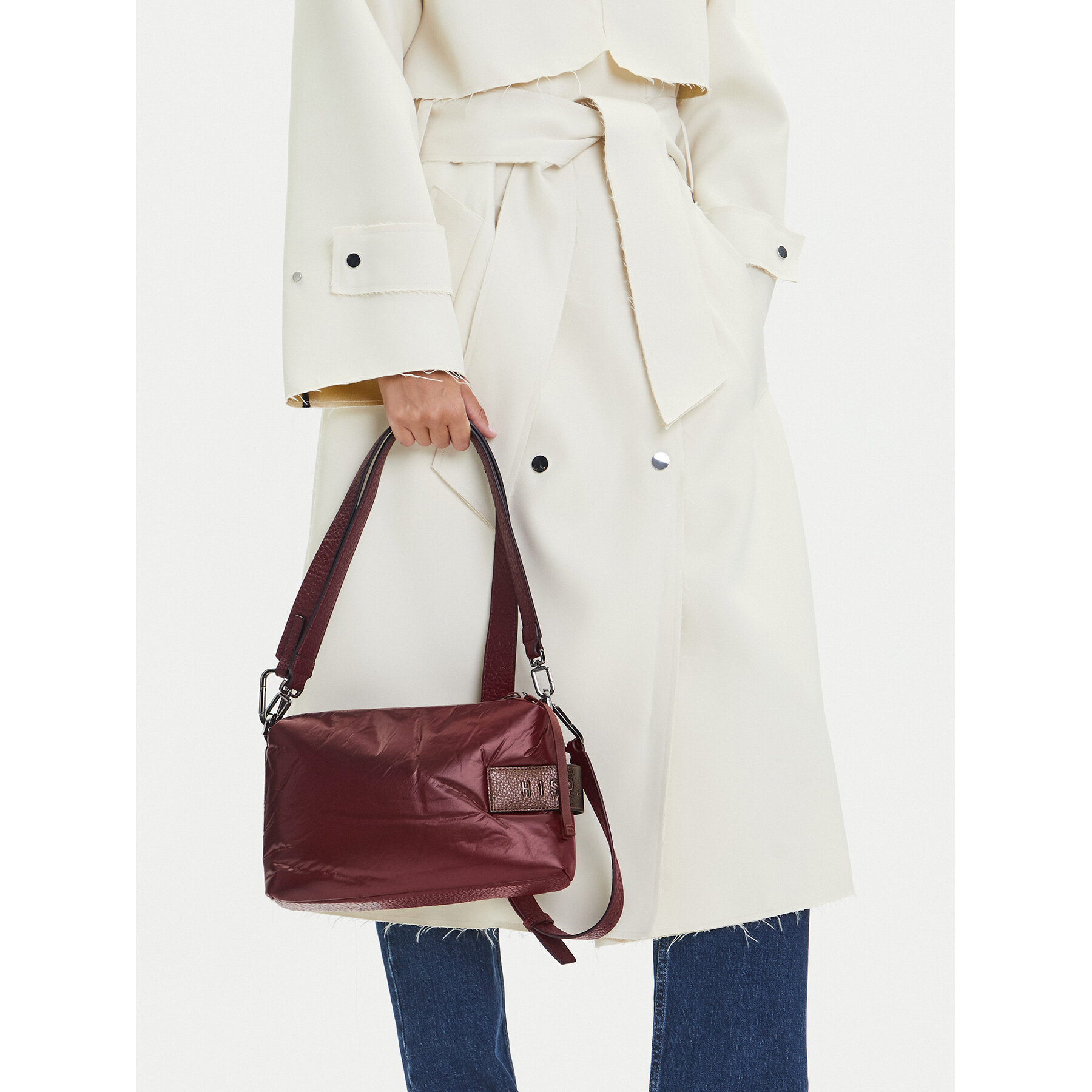 Geantă Hispanitas BI254151 Vișiniu