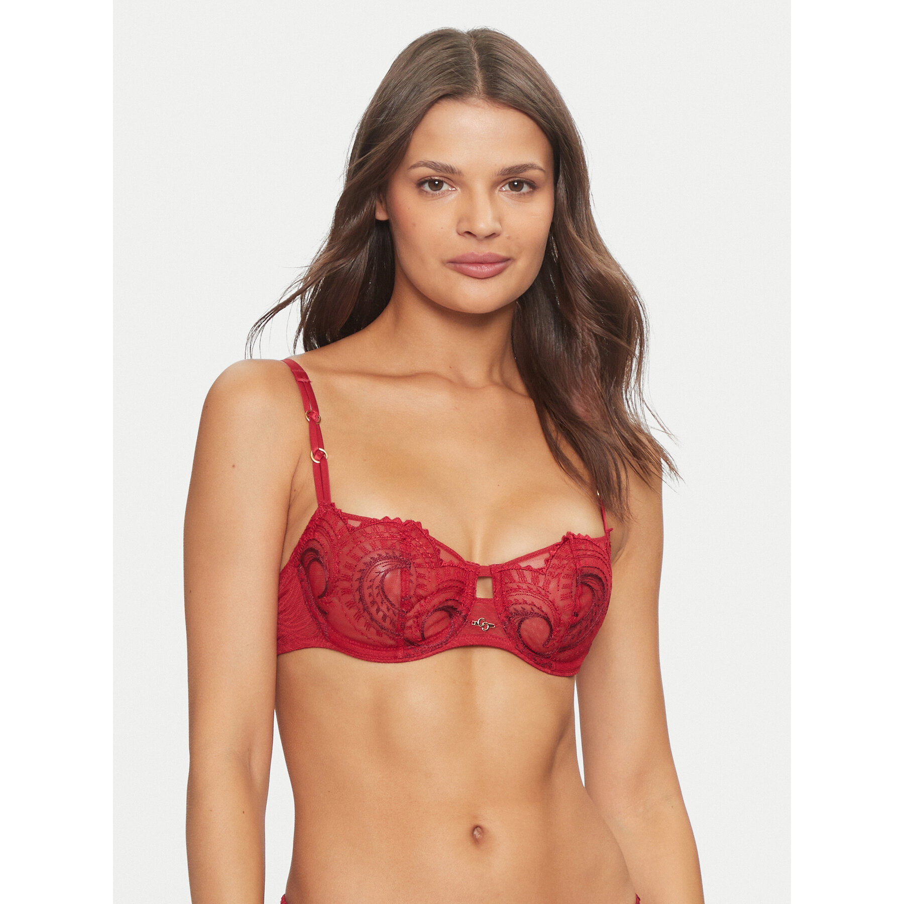 Chantelle Chantelle Σουτιέν Balconette Mystic C11YM5 Κόκκινο