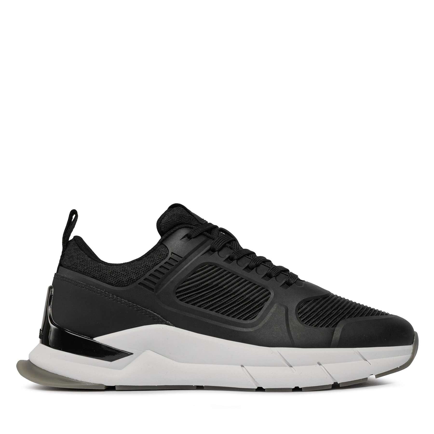 Sneakersy Calvin Klein Lace Up Runner - Caged HW0HW01996 Čierna