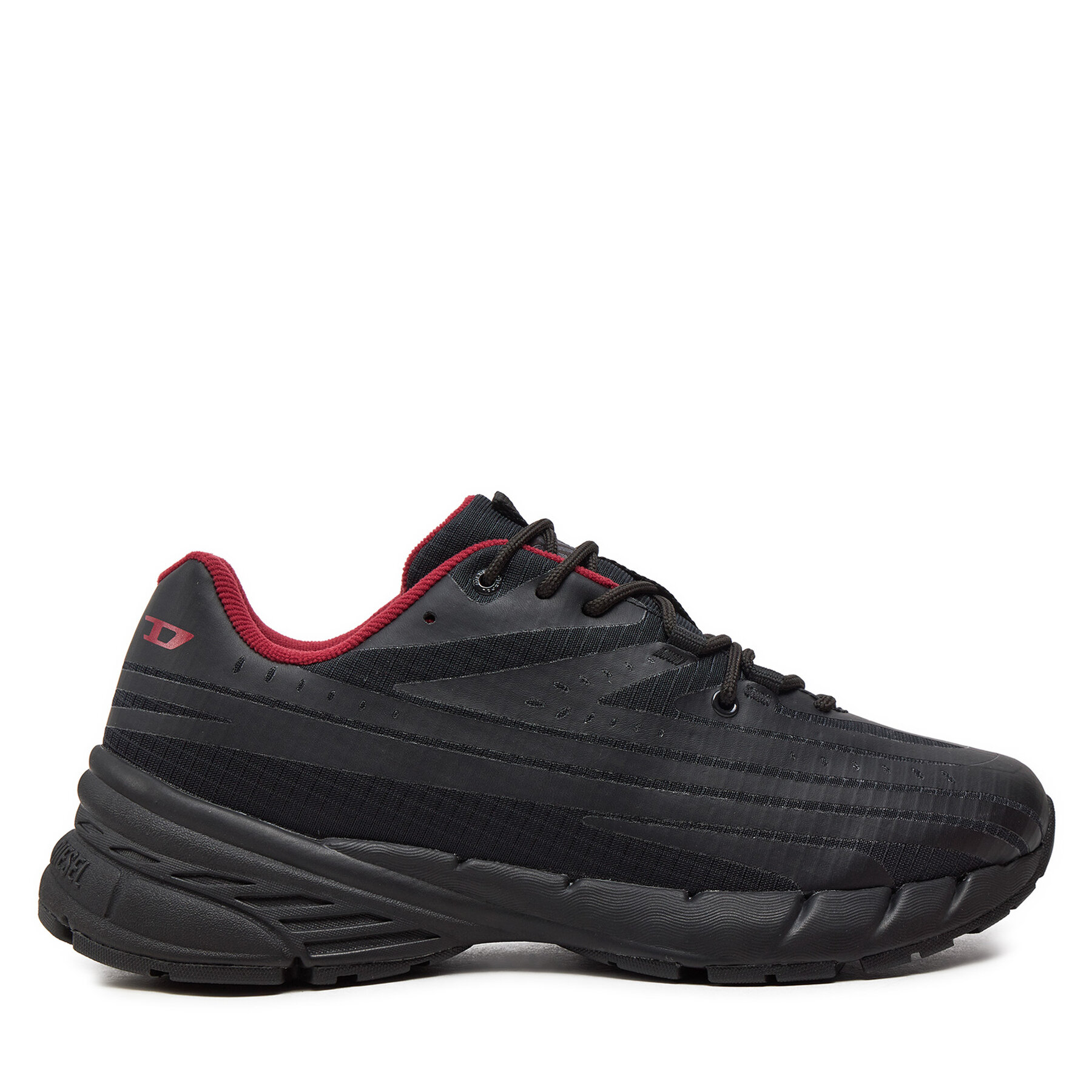 Męskie Sneakersy Diesel, Rozmiar 40 Czarny D-Airspeed Low Y03436 P6907 T8013