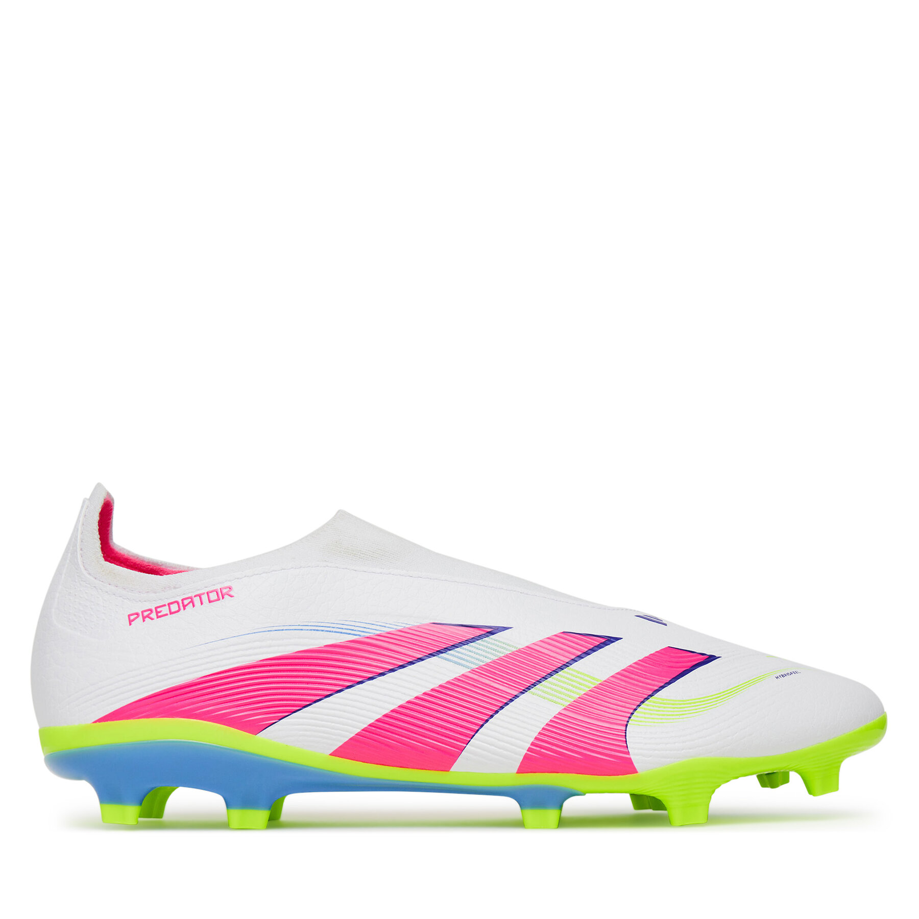 Ghete pentru fotbal adidas Predator League Laceless Firm/Multi-Ground ID3861 Alb