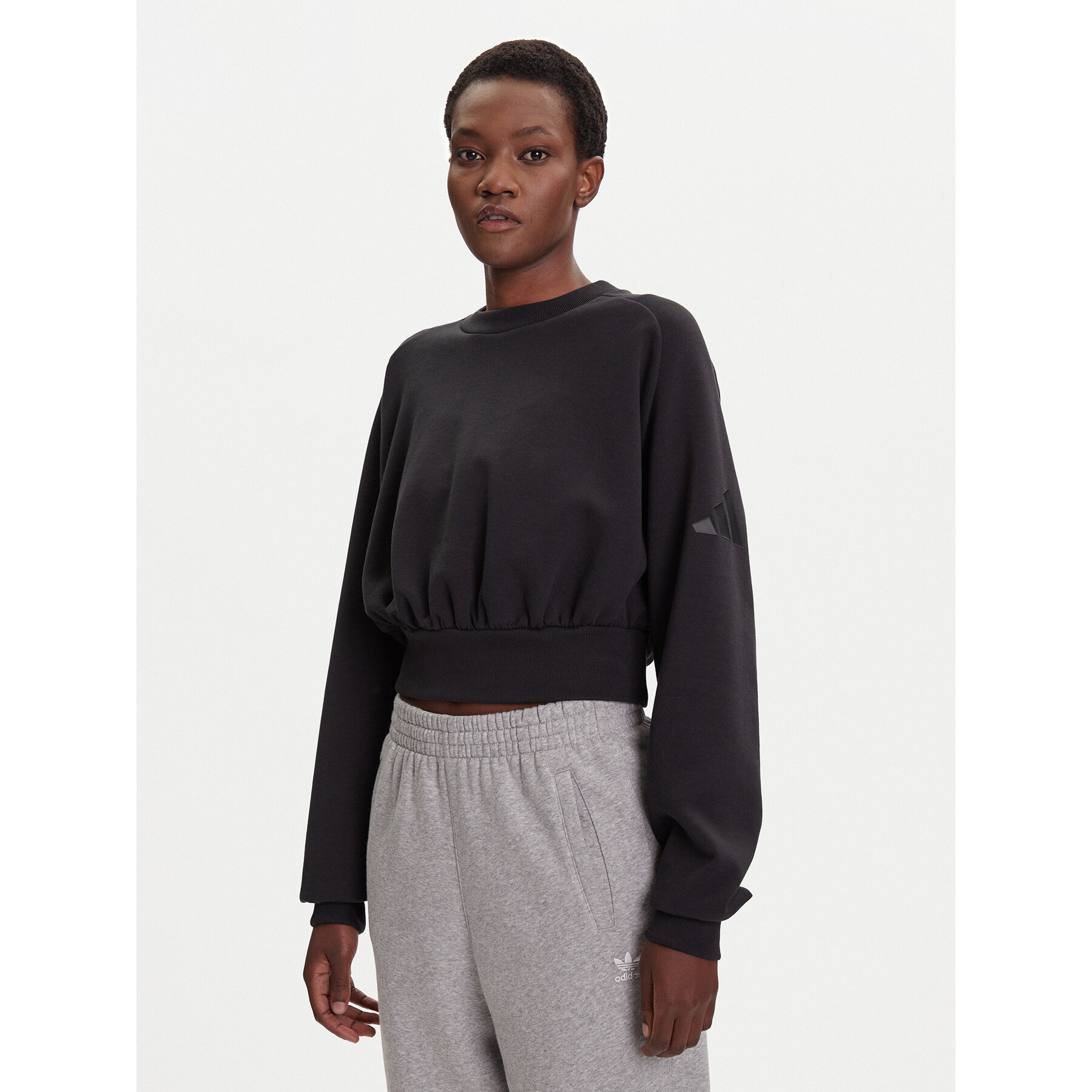adidas Sweatshirt ALL SZN Soft Lux JM3836 Schwarz Loose Fit