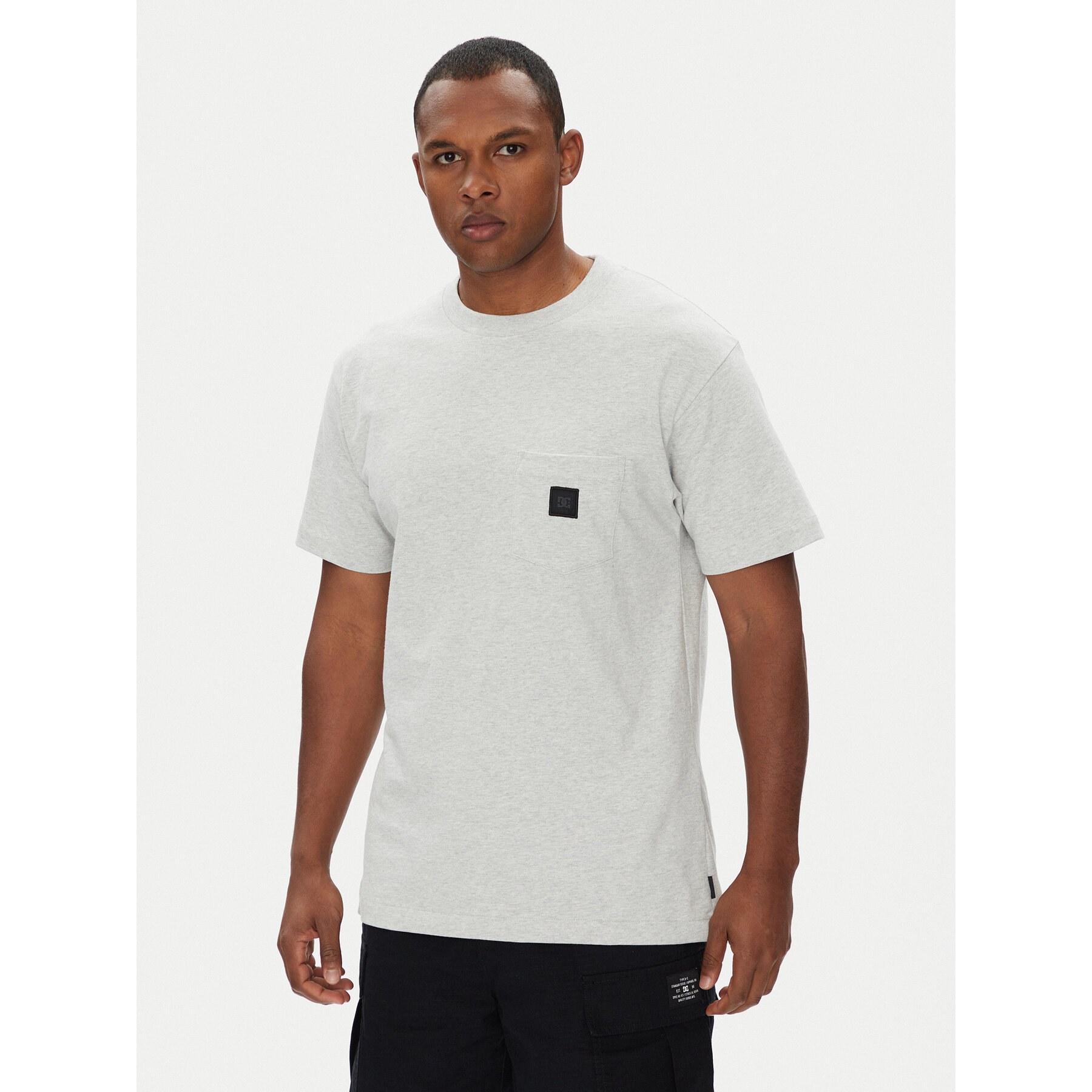 DC Shoes Majica ADYKT03246 Siva Regular Fit