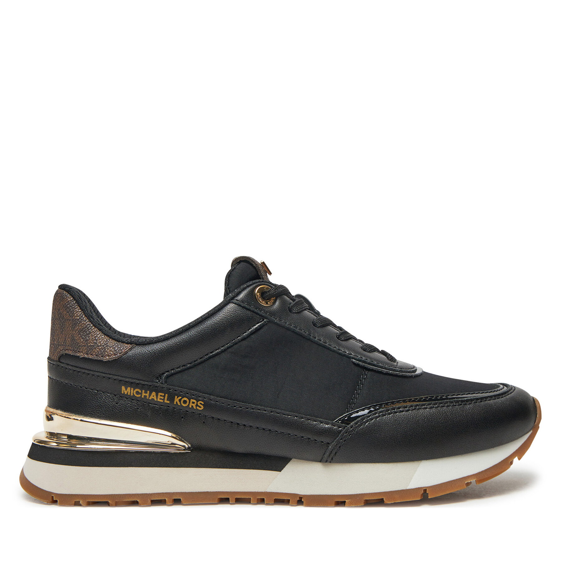 Tenisice MICHAEL Michael Kors Nova Trainer 43R5NOFS1L Crna