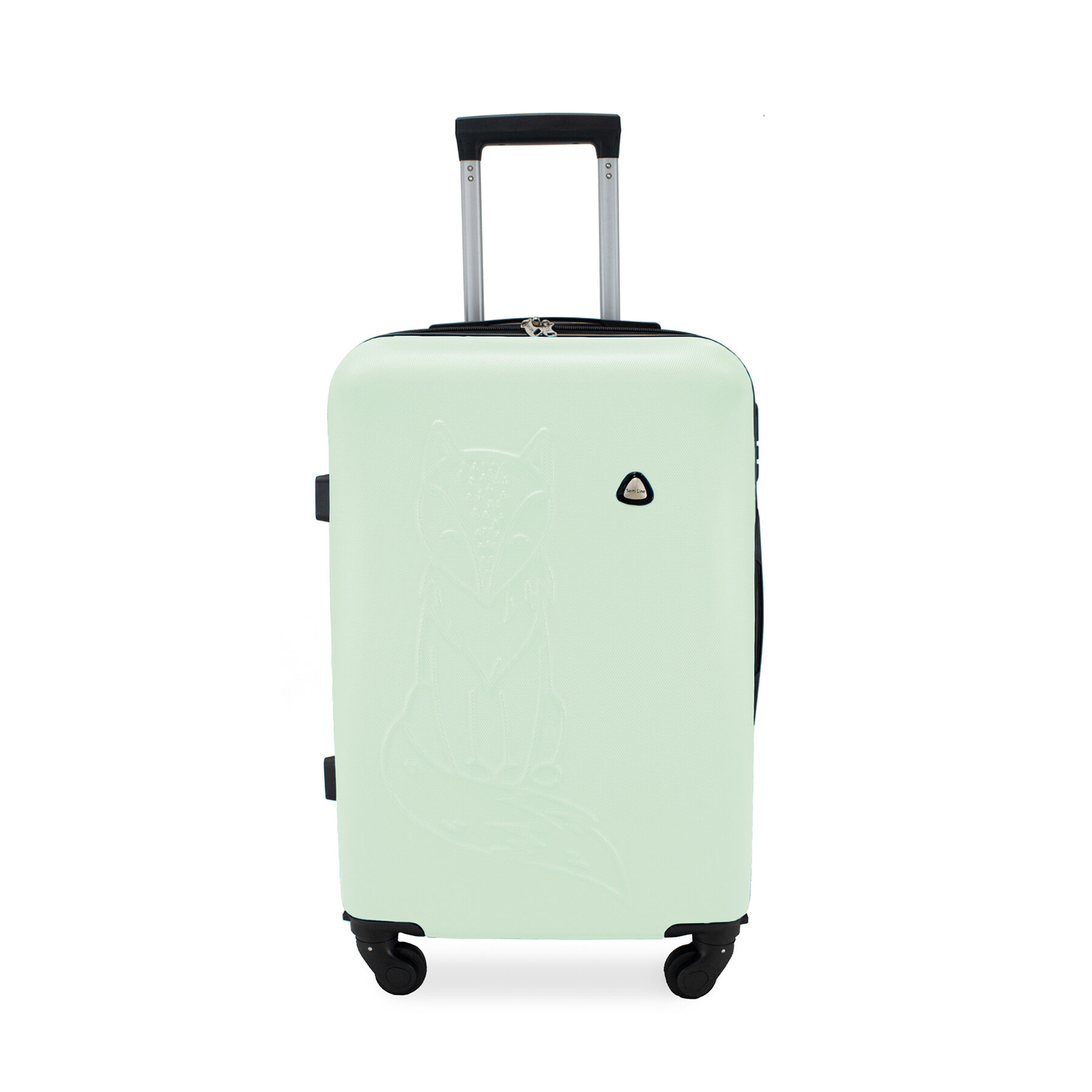 Semi Line Μεγάλη Βαλίτσα Semi Line T5626-6 Μπλε