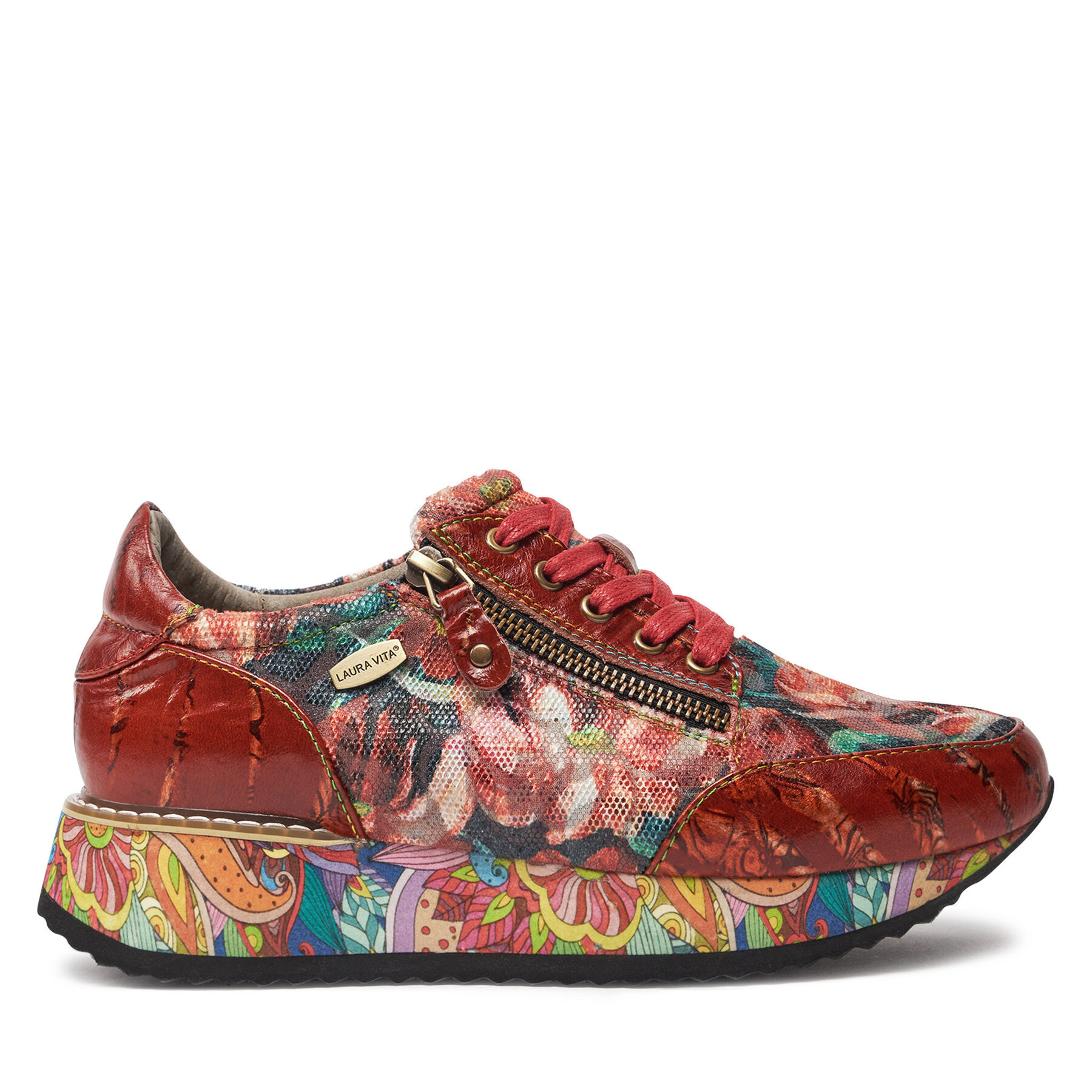 Zapatillas Laura Vita Delphine 46 Rojo