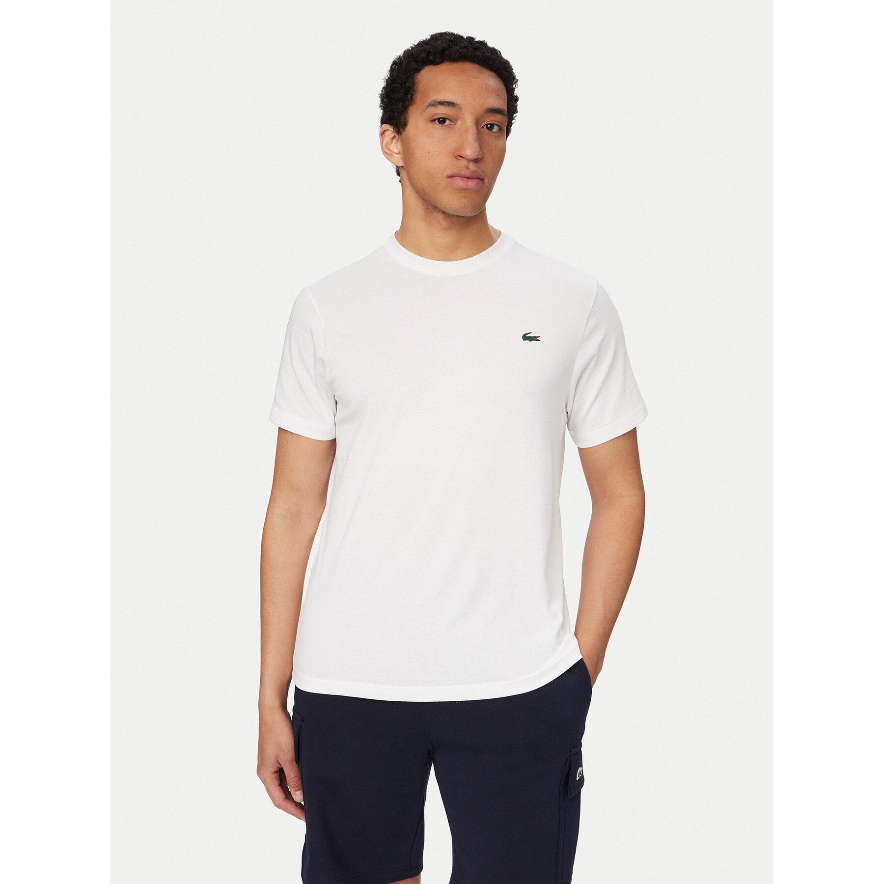 Lacoste T-Shirt TH0003 Weiß Regular Fit