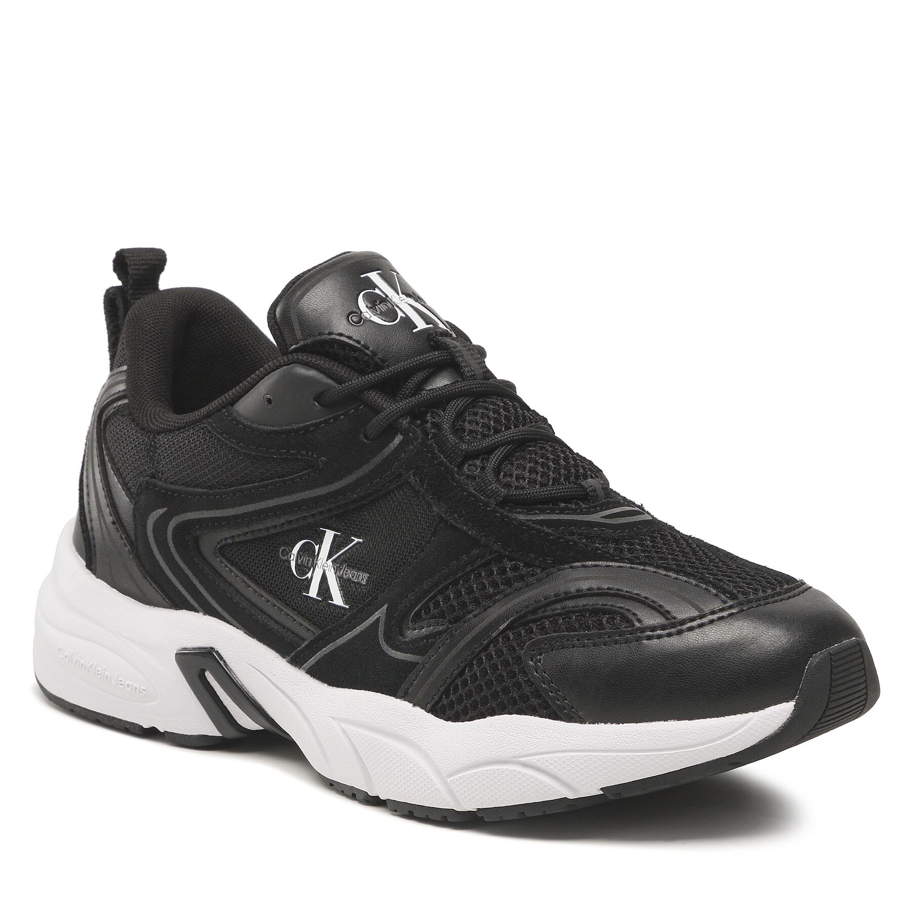 Calvin Klein Jeans Retro Tennis Su-Mesh YM0YM00589 Black BDS – Сникърси